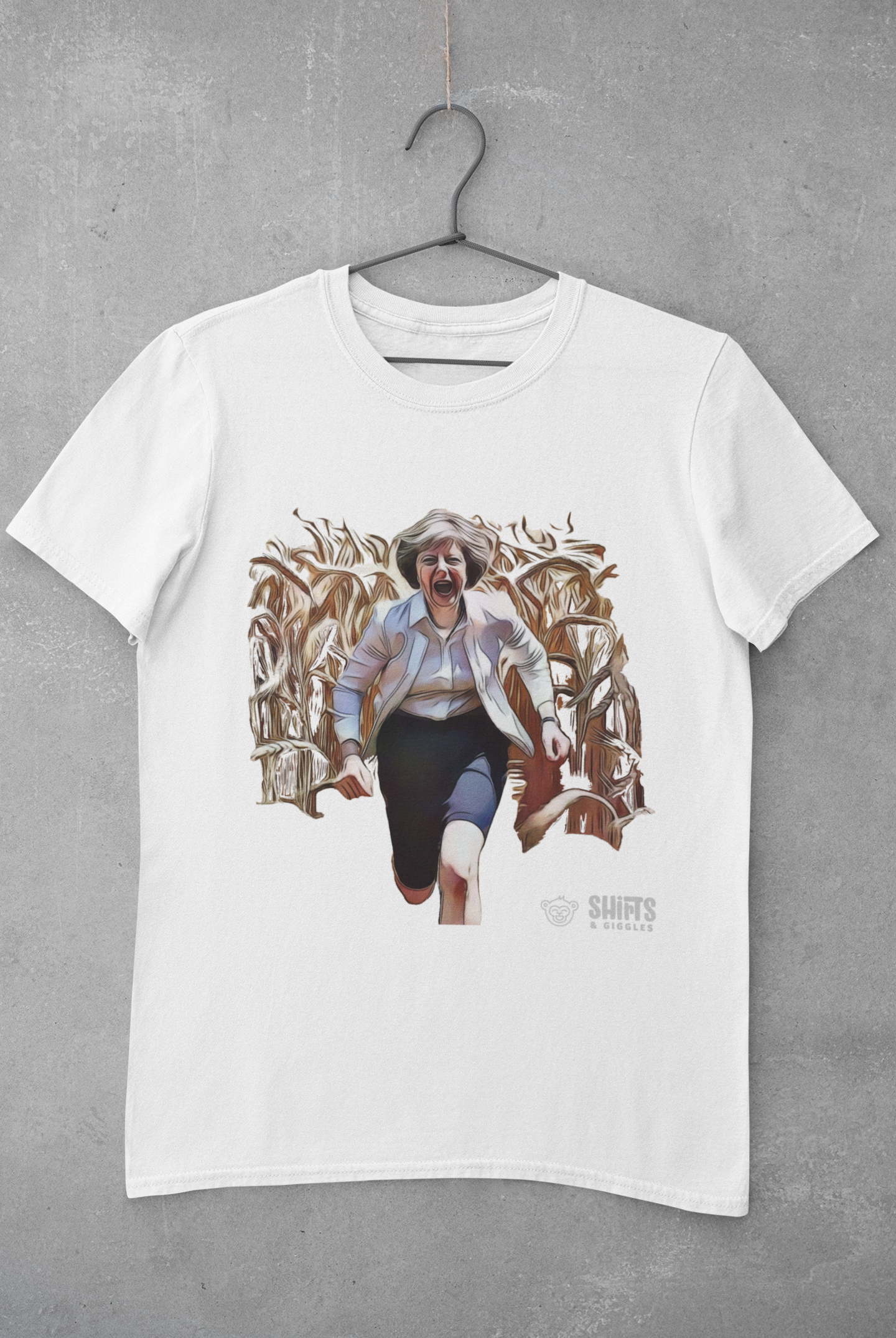 theresa may - fields of wheat t-shirt