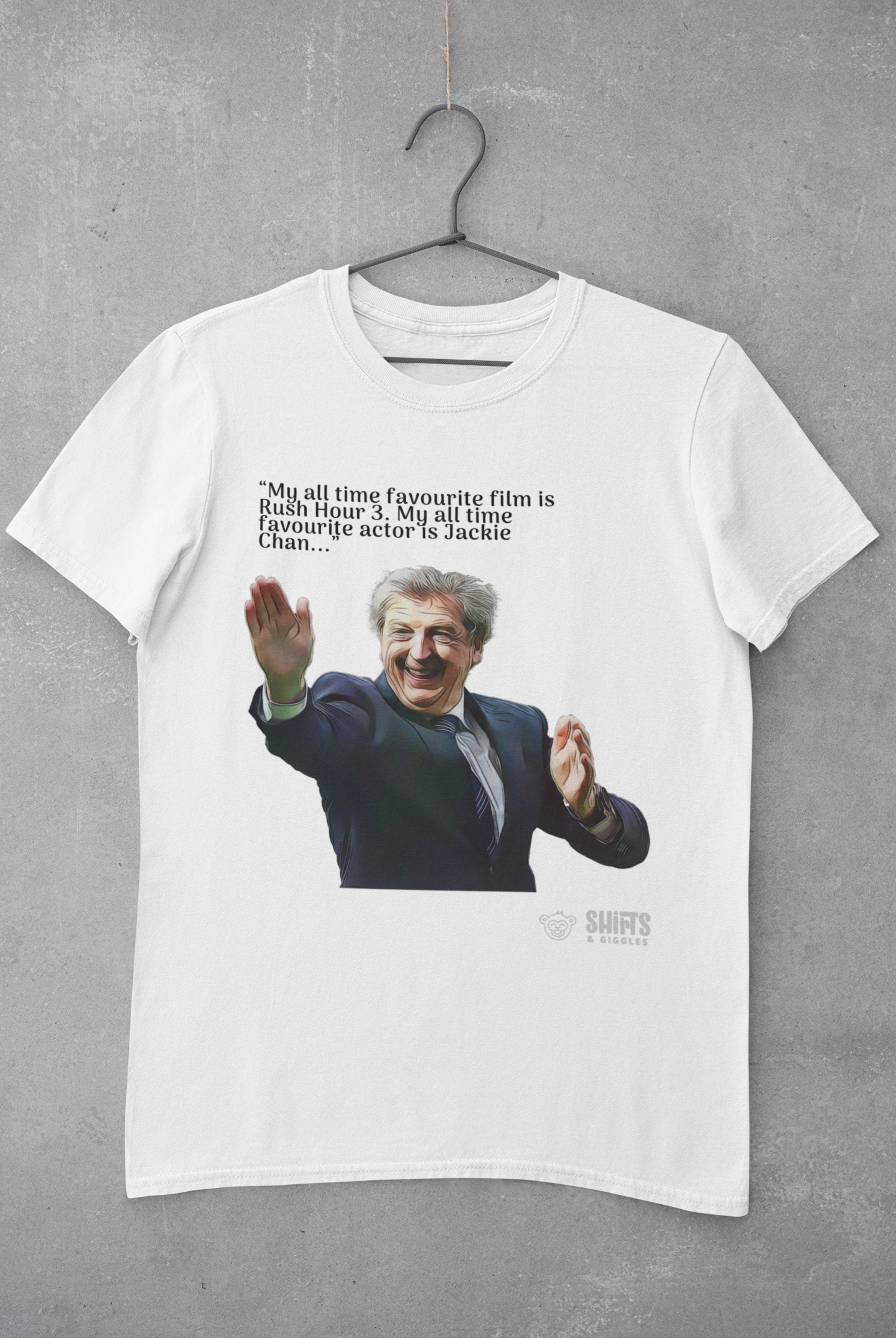 roy hodgson - rush hour 3 t-shirt