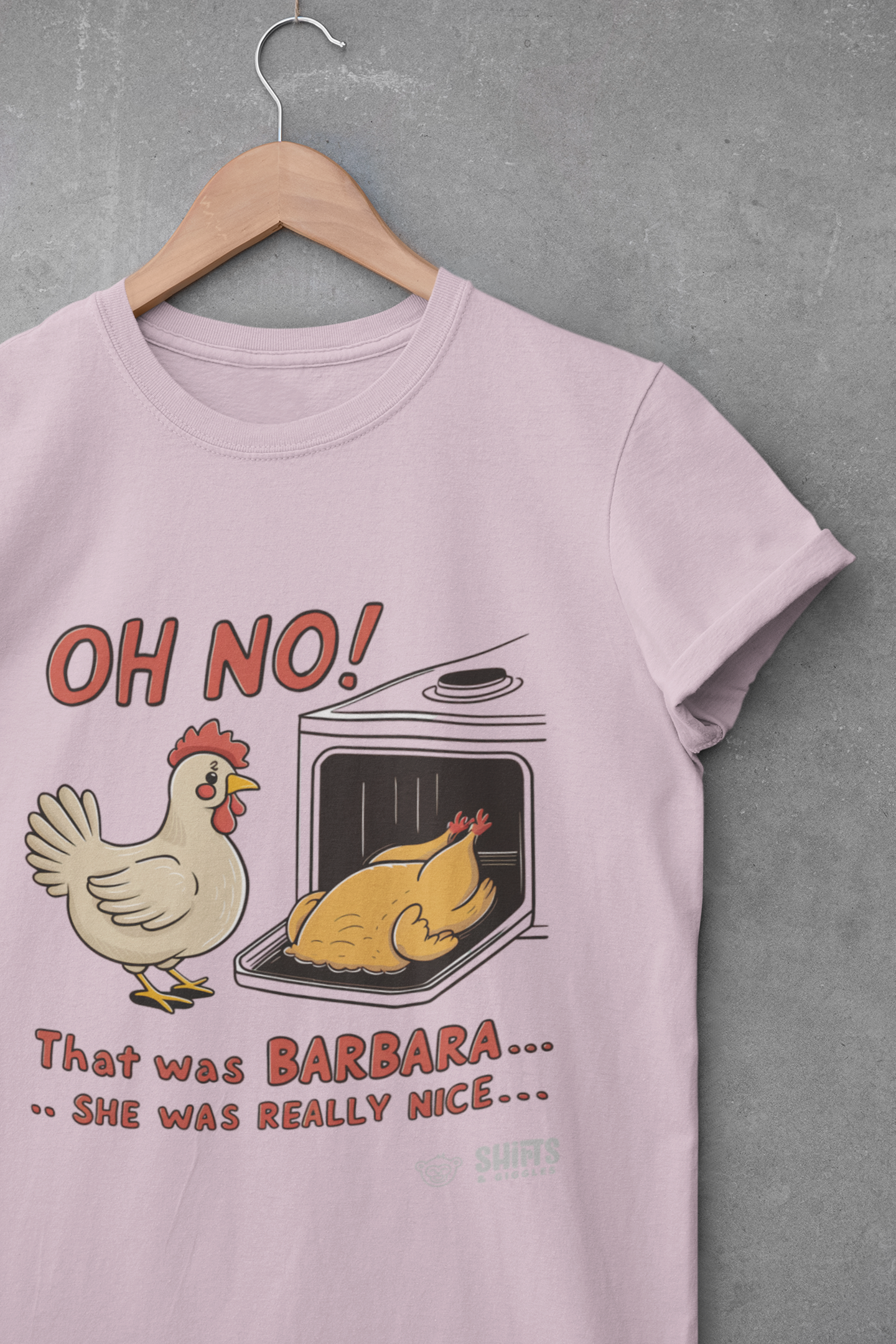 oh no, that was barbara t-shirt