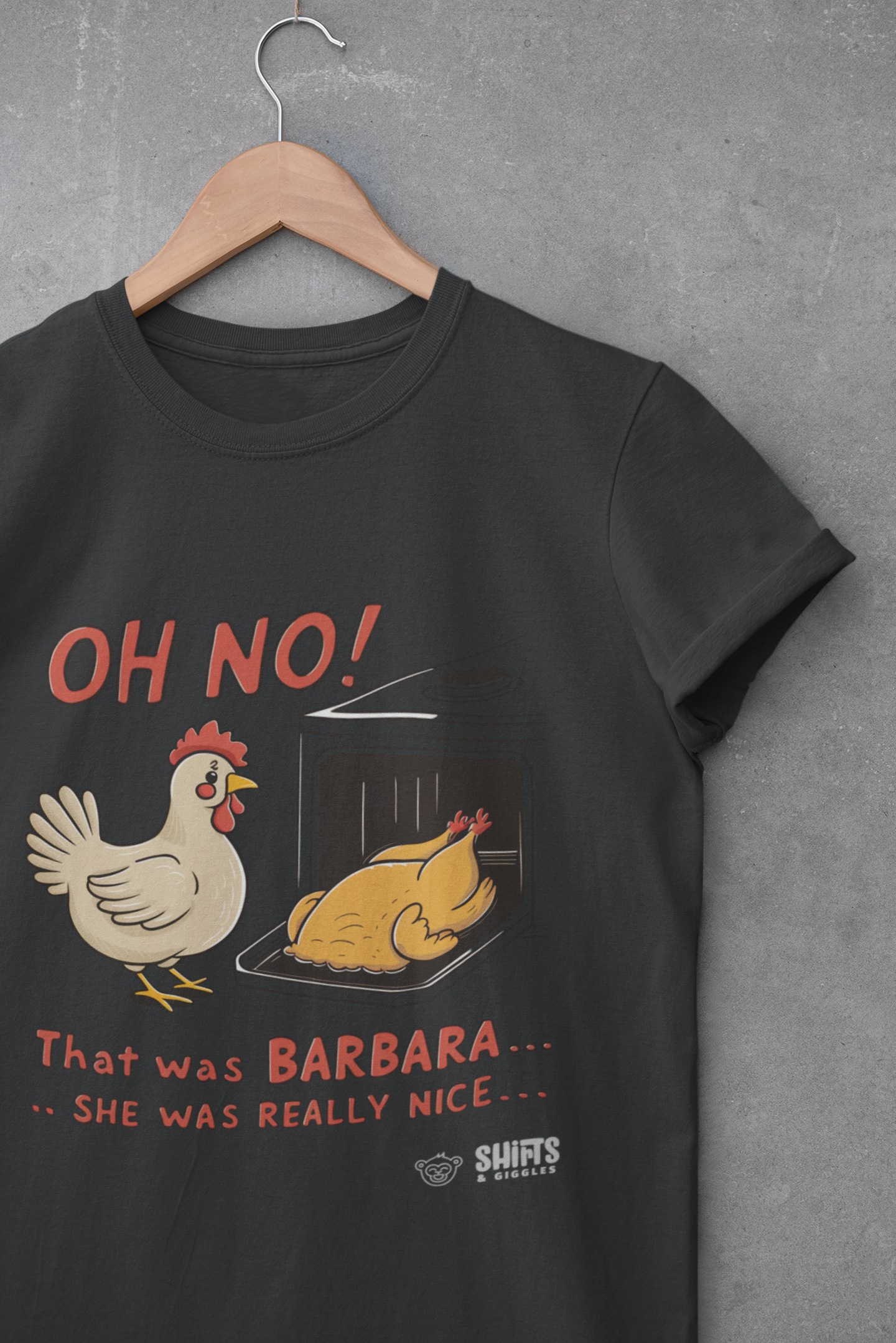 oh no, that was barbara t-shirt