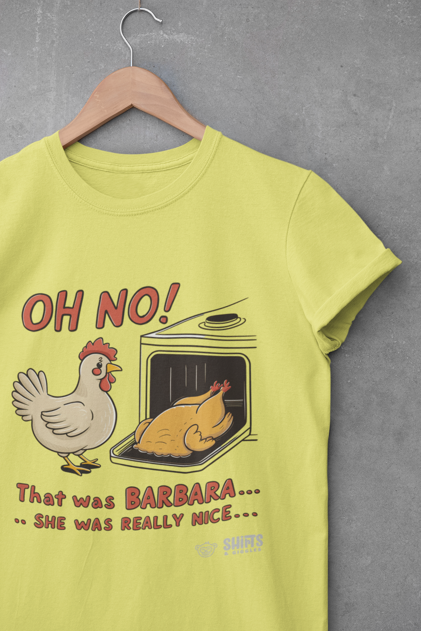 oh no, that was barbara t-shirt