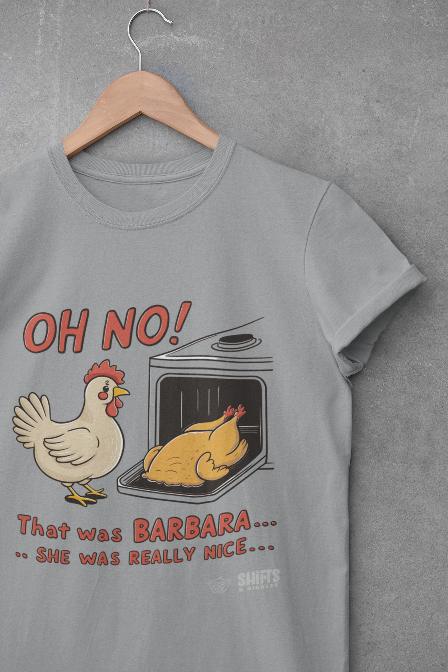 oh no, that was barbara t-shirt