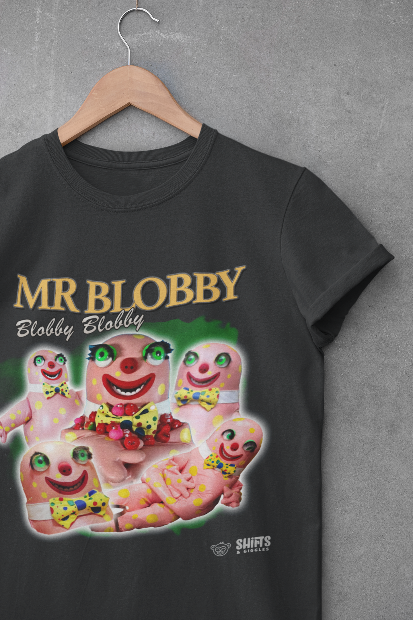 cult hero - mr blobby t-shirt