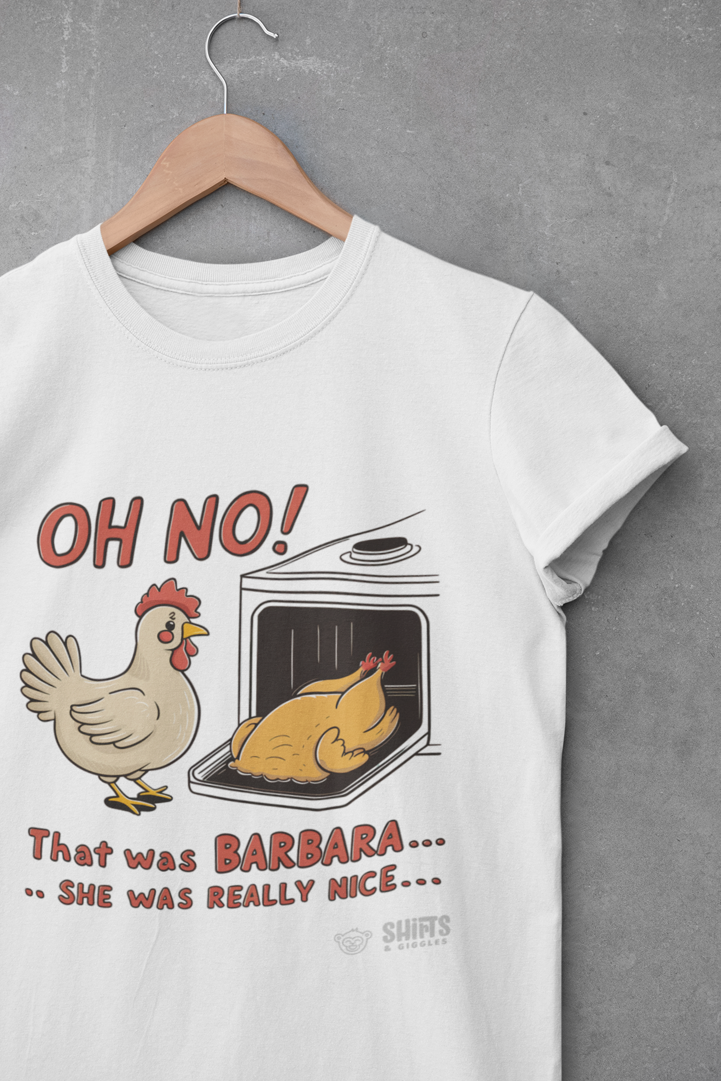 oh no, that was barbara t-shirt