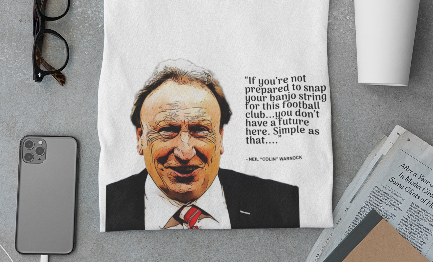 neil warnock - if you're not prepared t-shirt