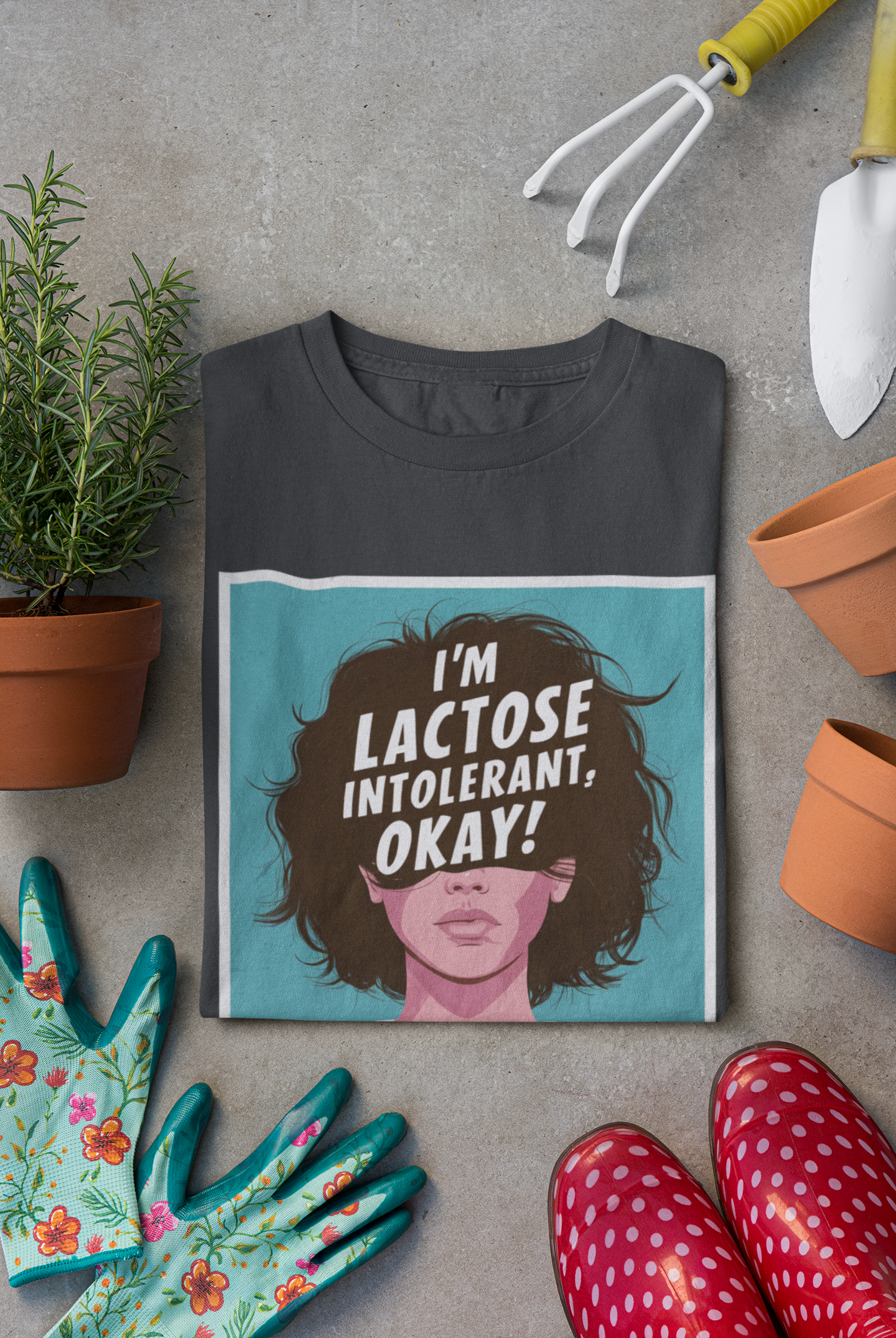 lactose intolerant - okay! t-shirt