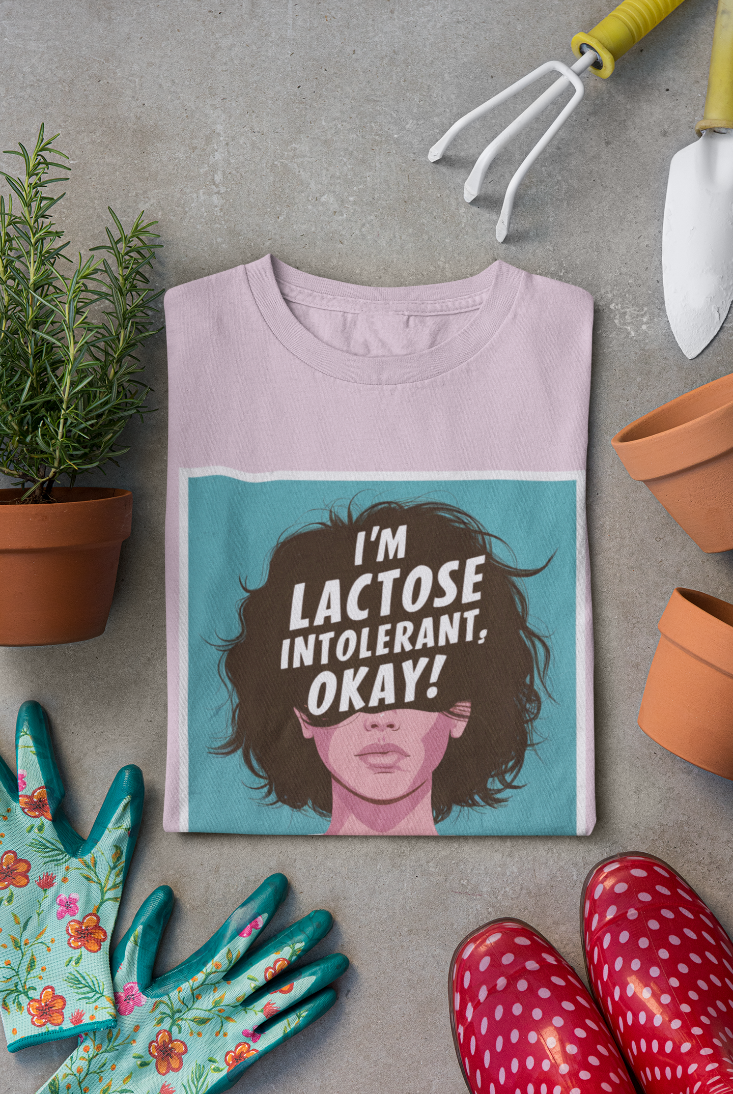 lactose intolerant - okay! t-shirt