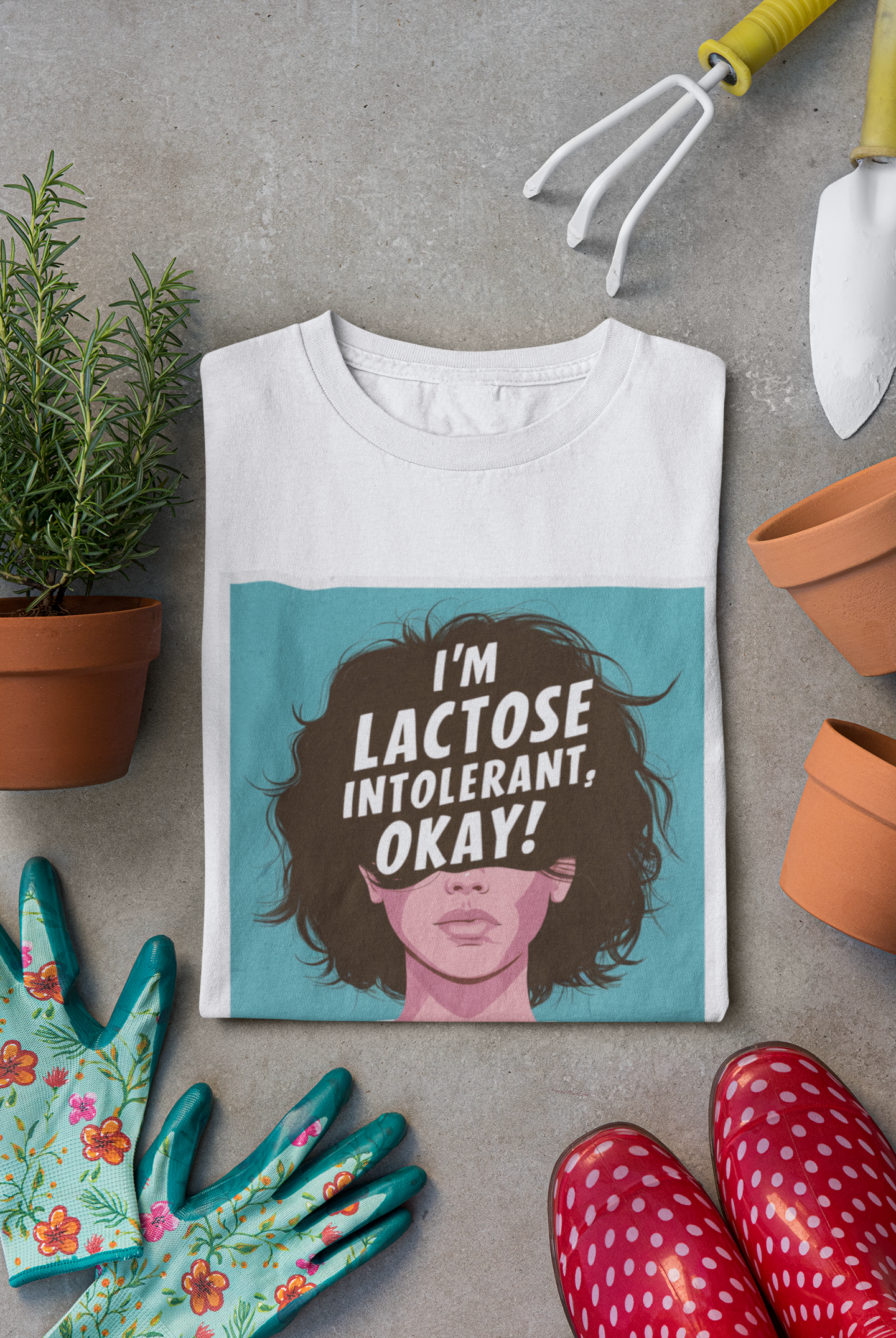 lactose intolerant - okay! t-shirt