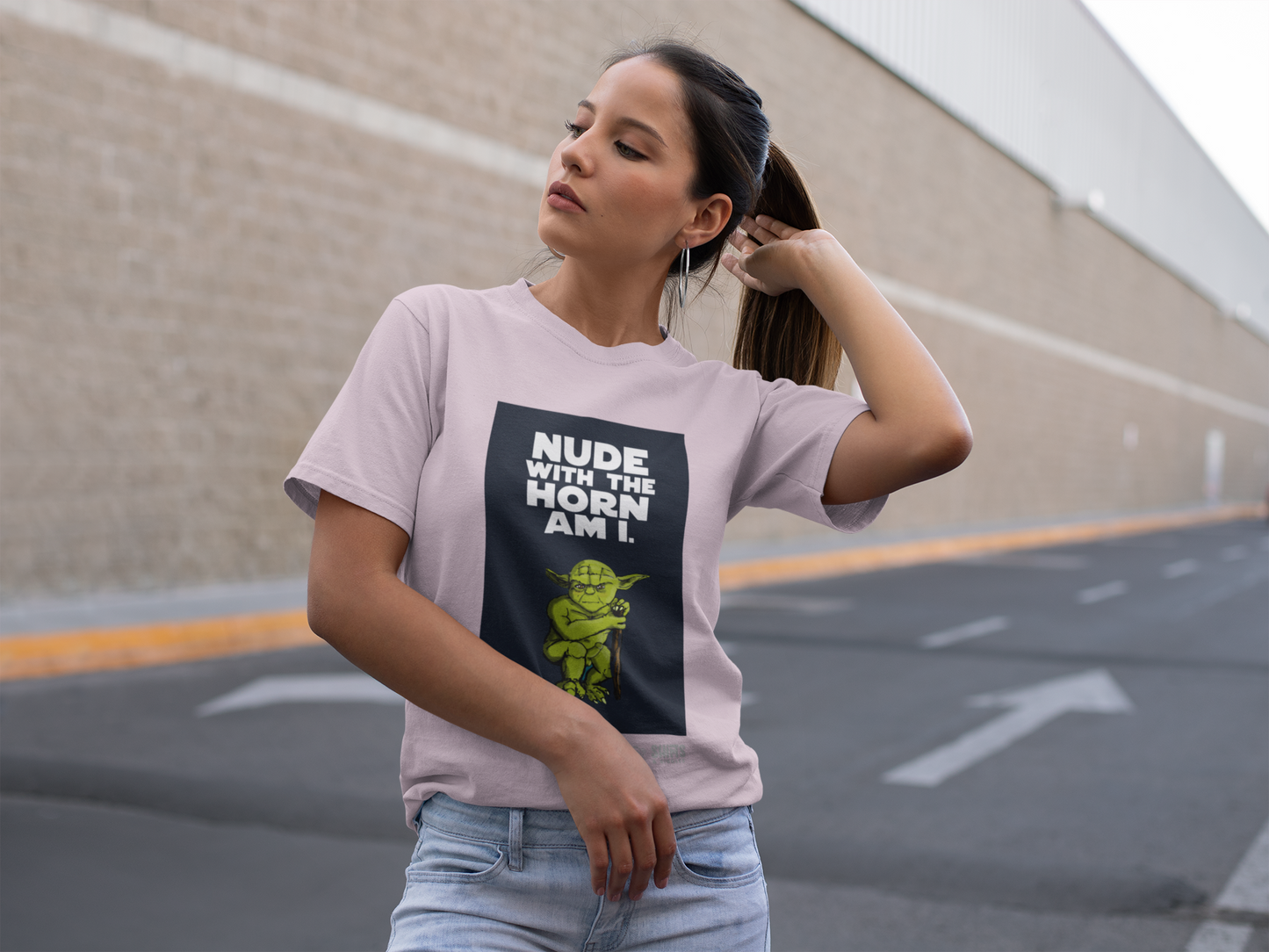 yoda horn t-shirt