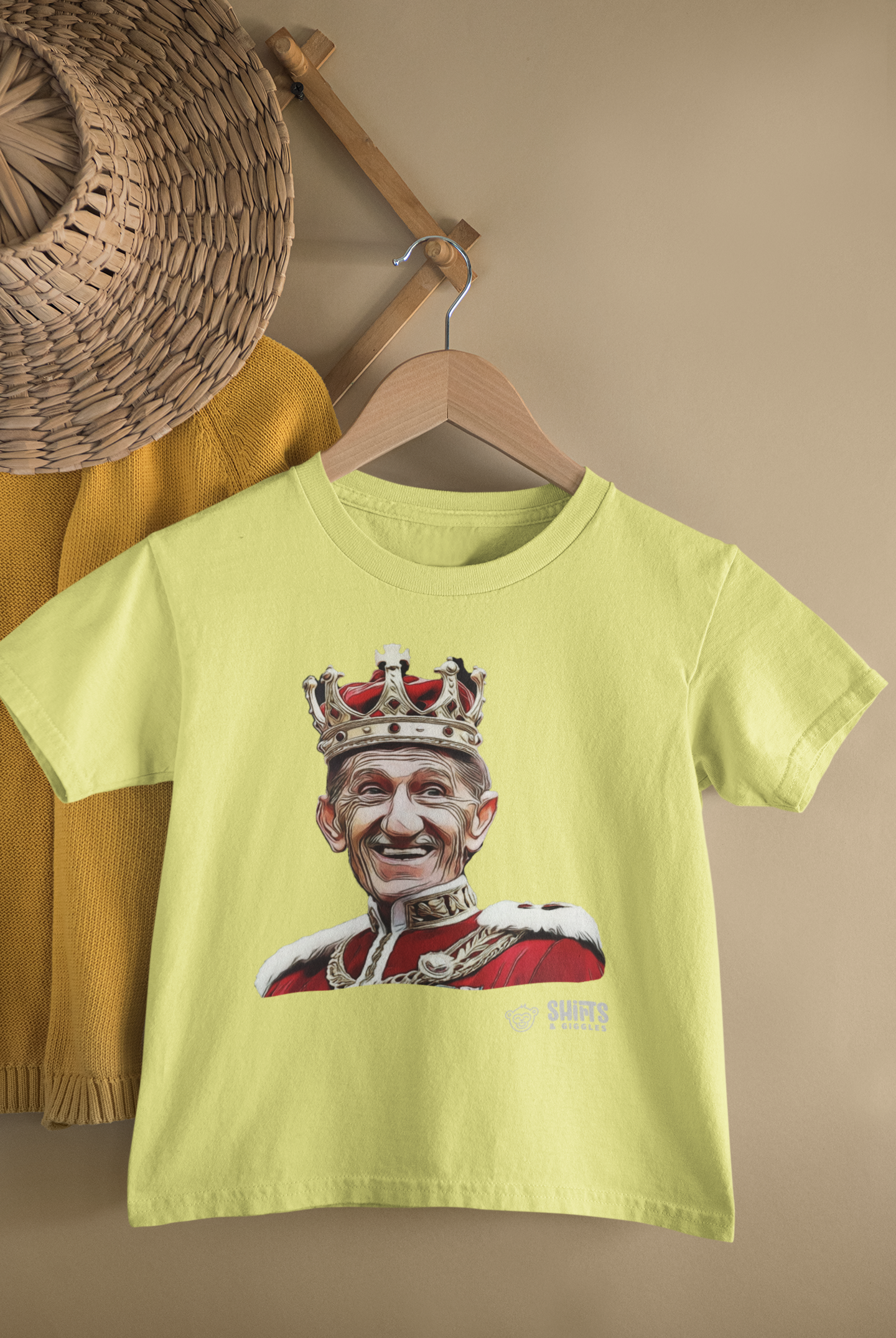 king barry chuckle t-shirt