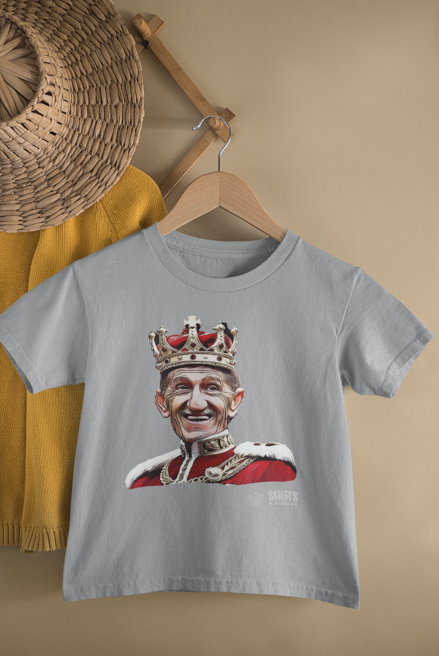 king barry chuckle t-shirt