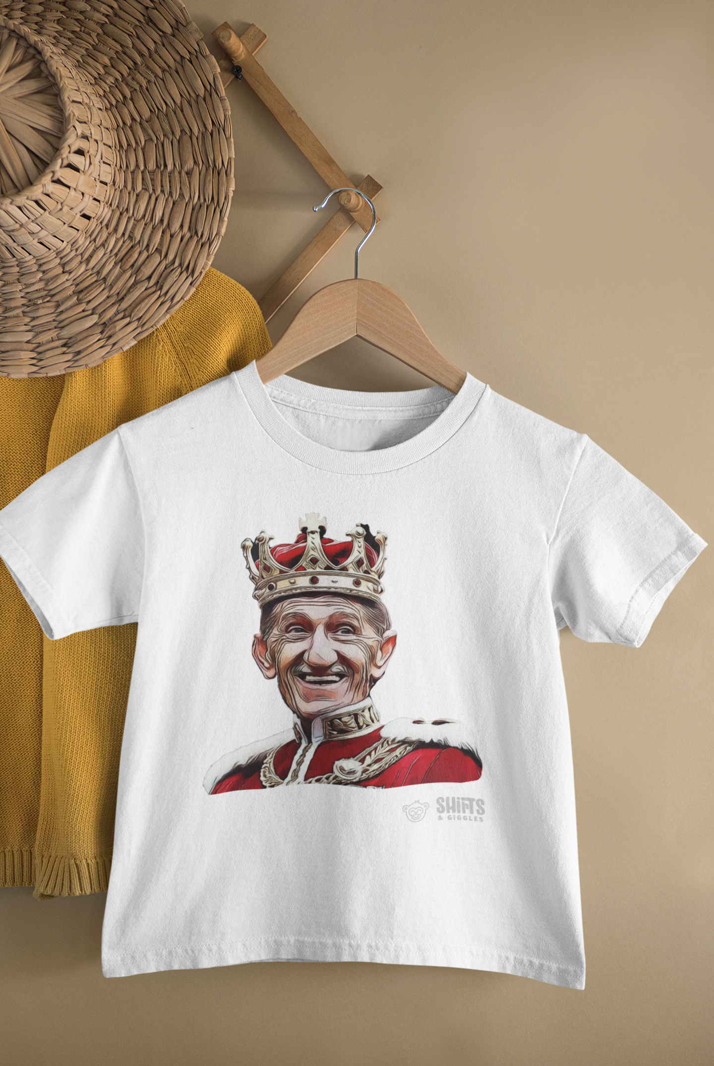 king barry chuckle t-shirt