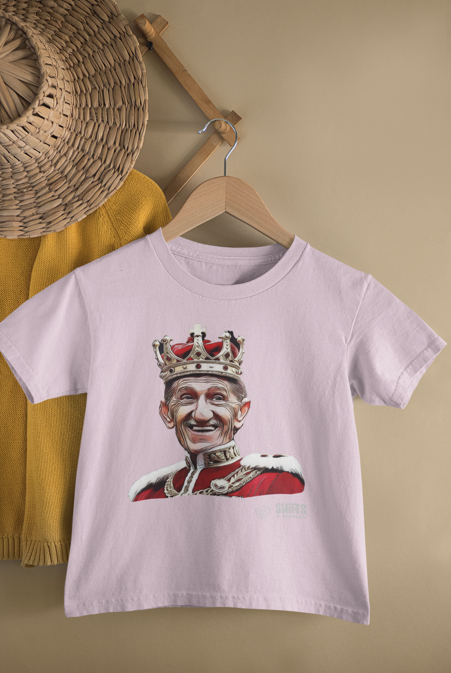 king barry chuckle t-shirt