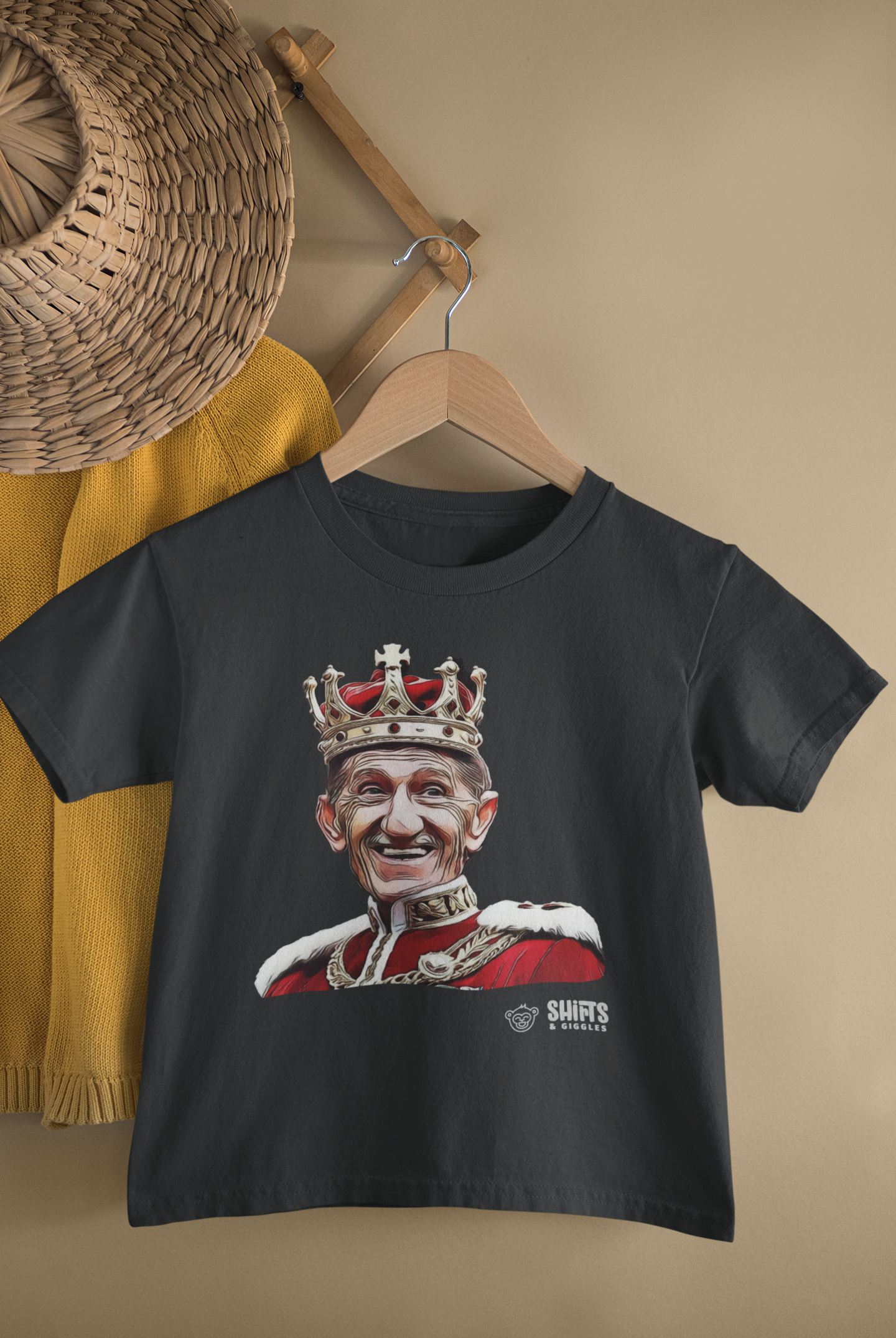 king barry chuckle t-shirt