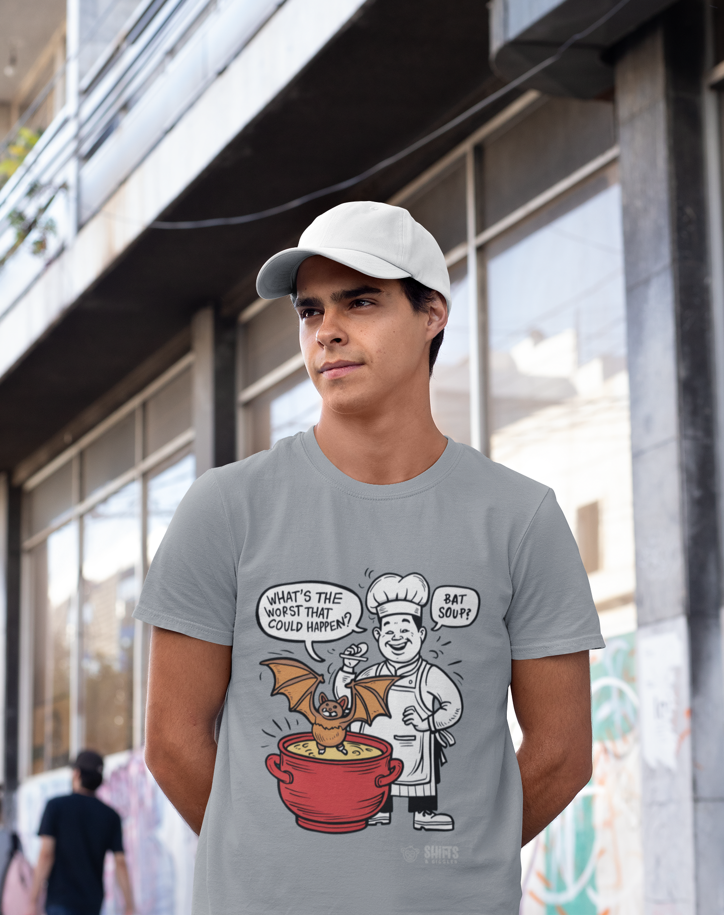 bat soup - what's the worst that could happen t-shirt