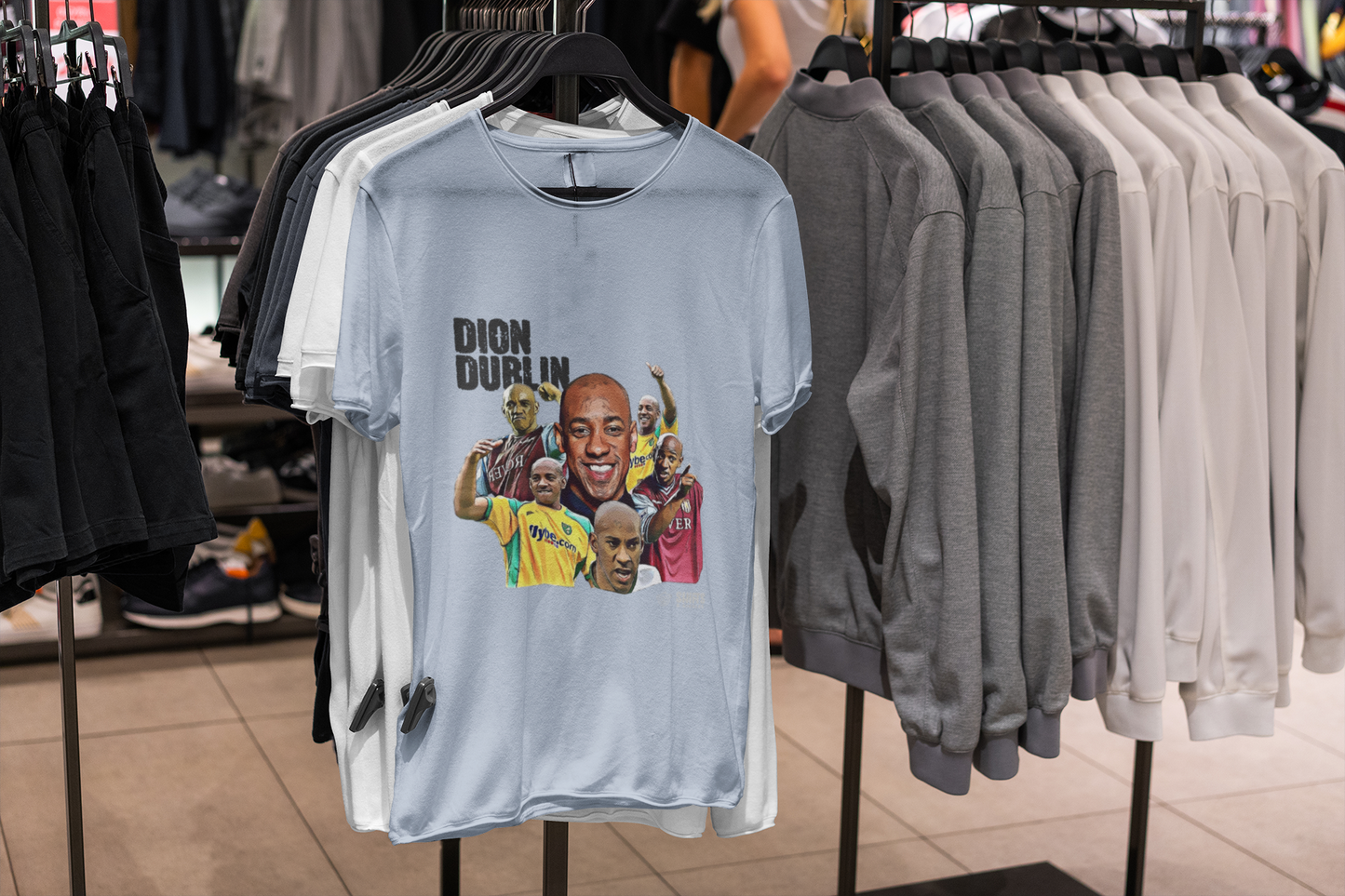 dion dublin - football cult hero t-shirt