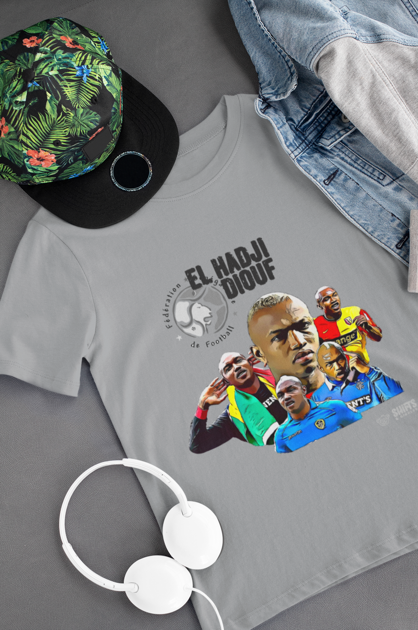 el hadji diouf - football cult hero t-shirt