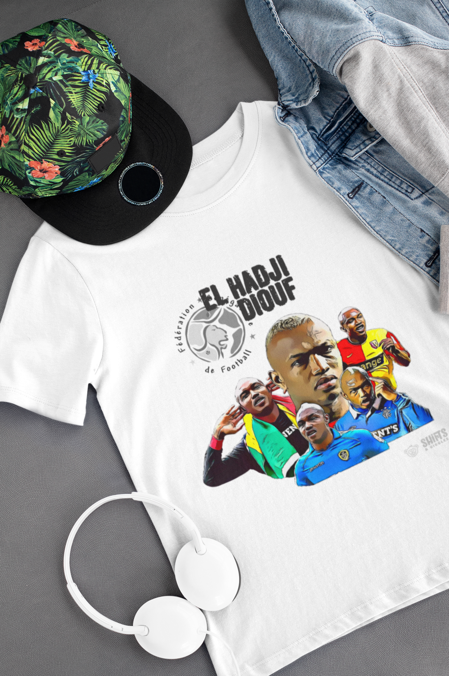 el hadji diouf - football cult hero t-shirt