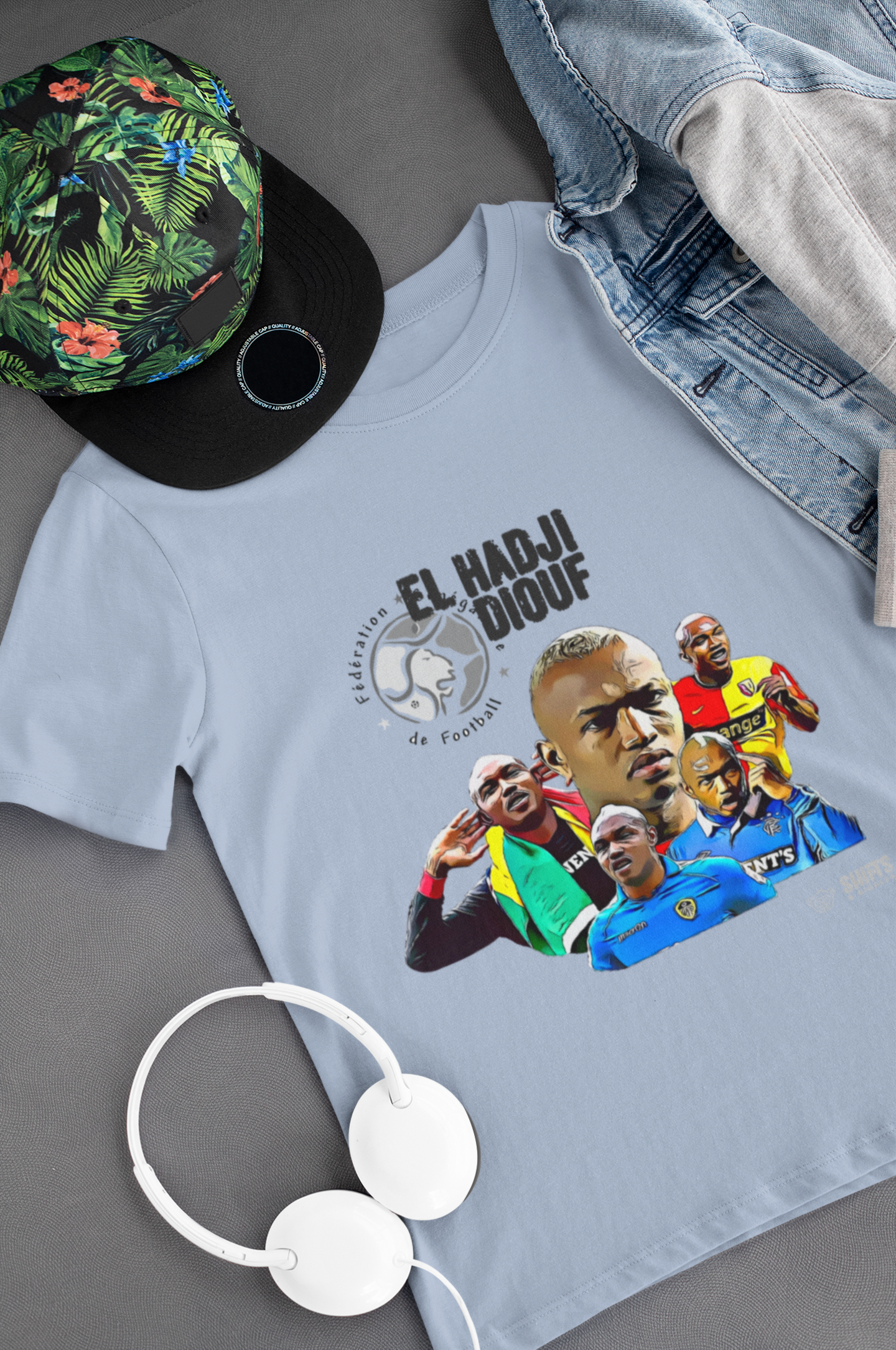 el hadji diouf - football cult hero t-shirt