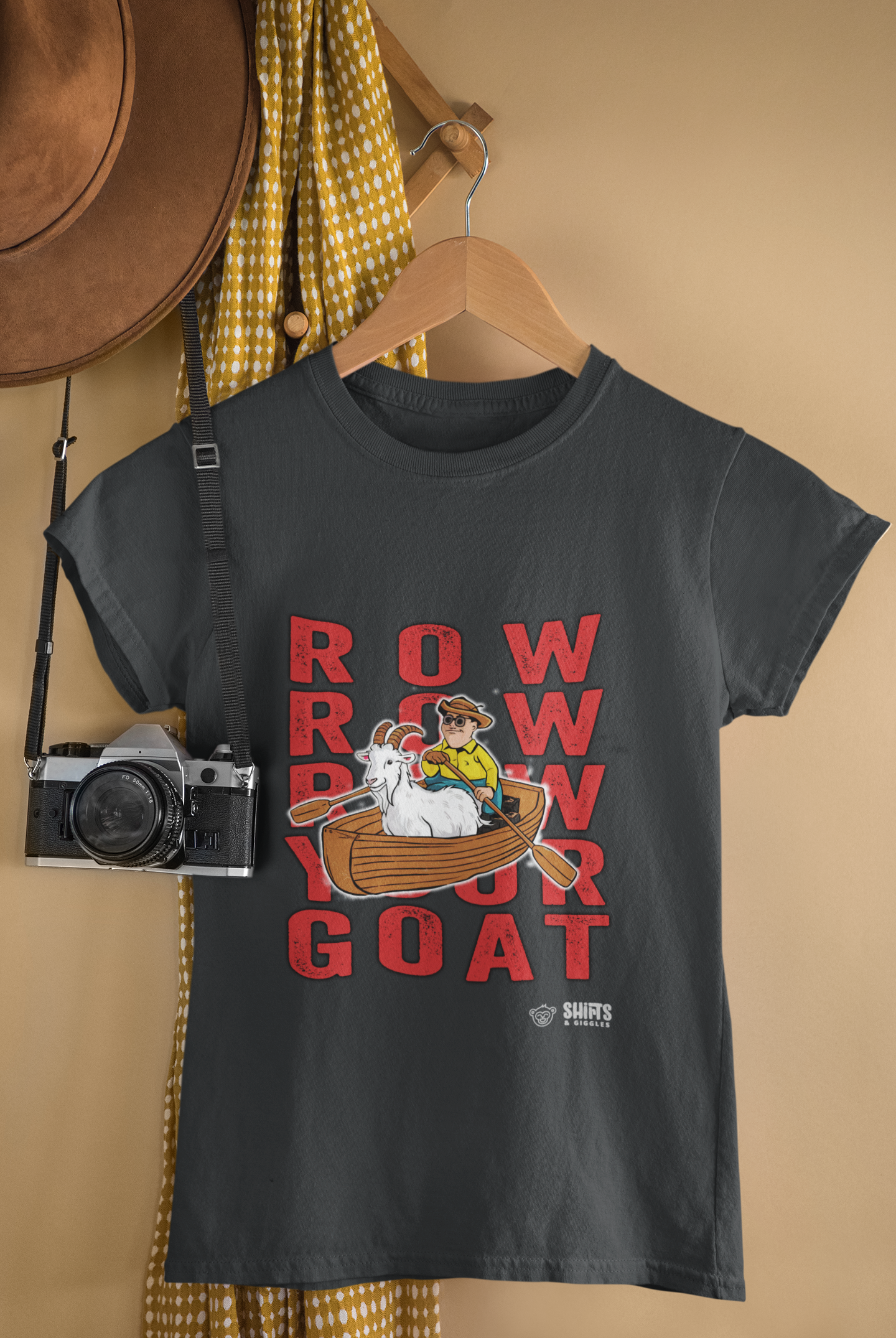 row, row, row, your goat t-shirt