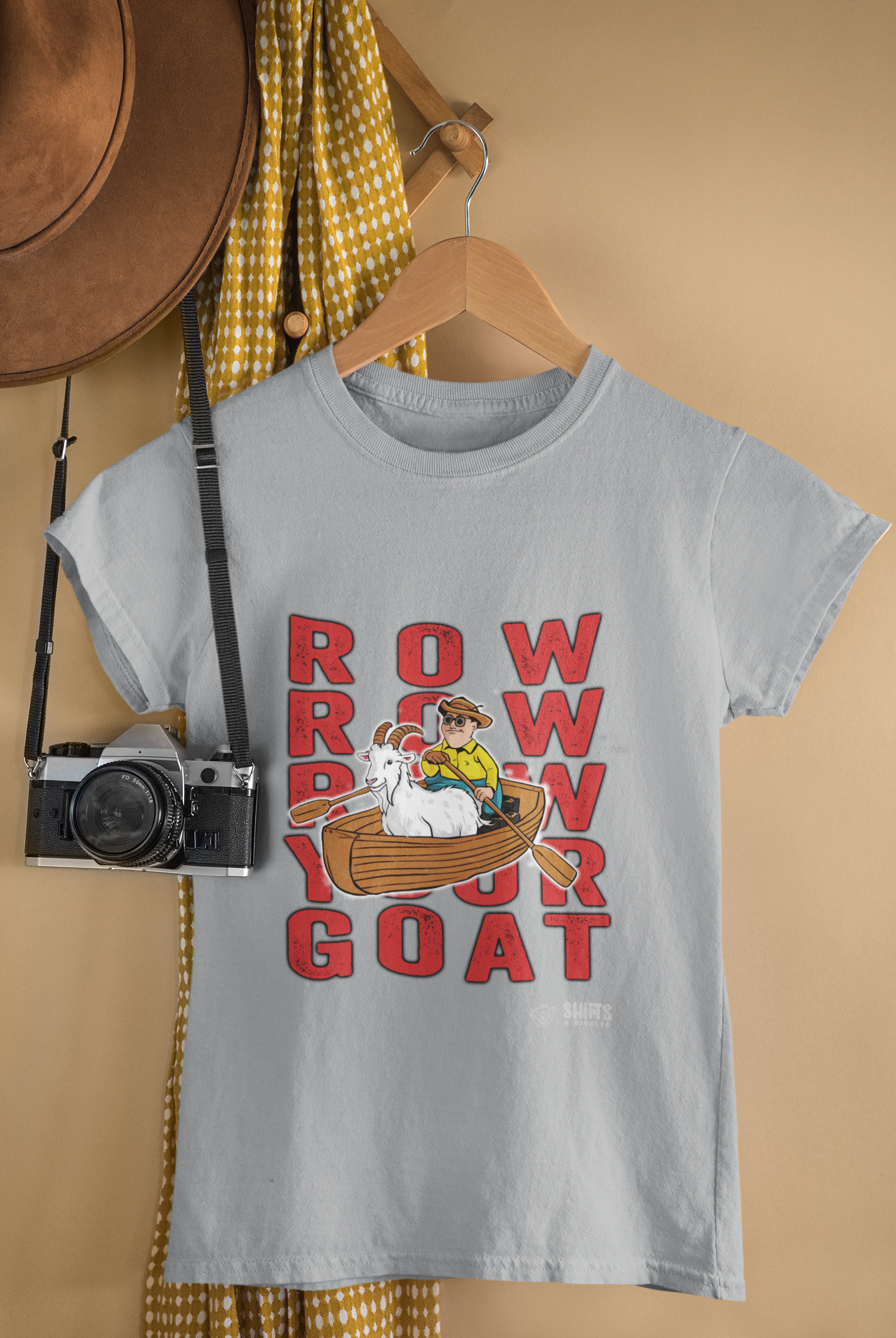 row, row, row, your goat t-shirt