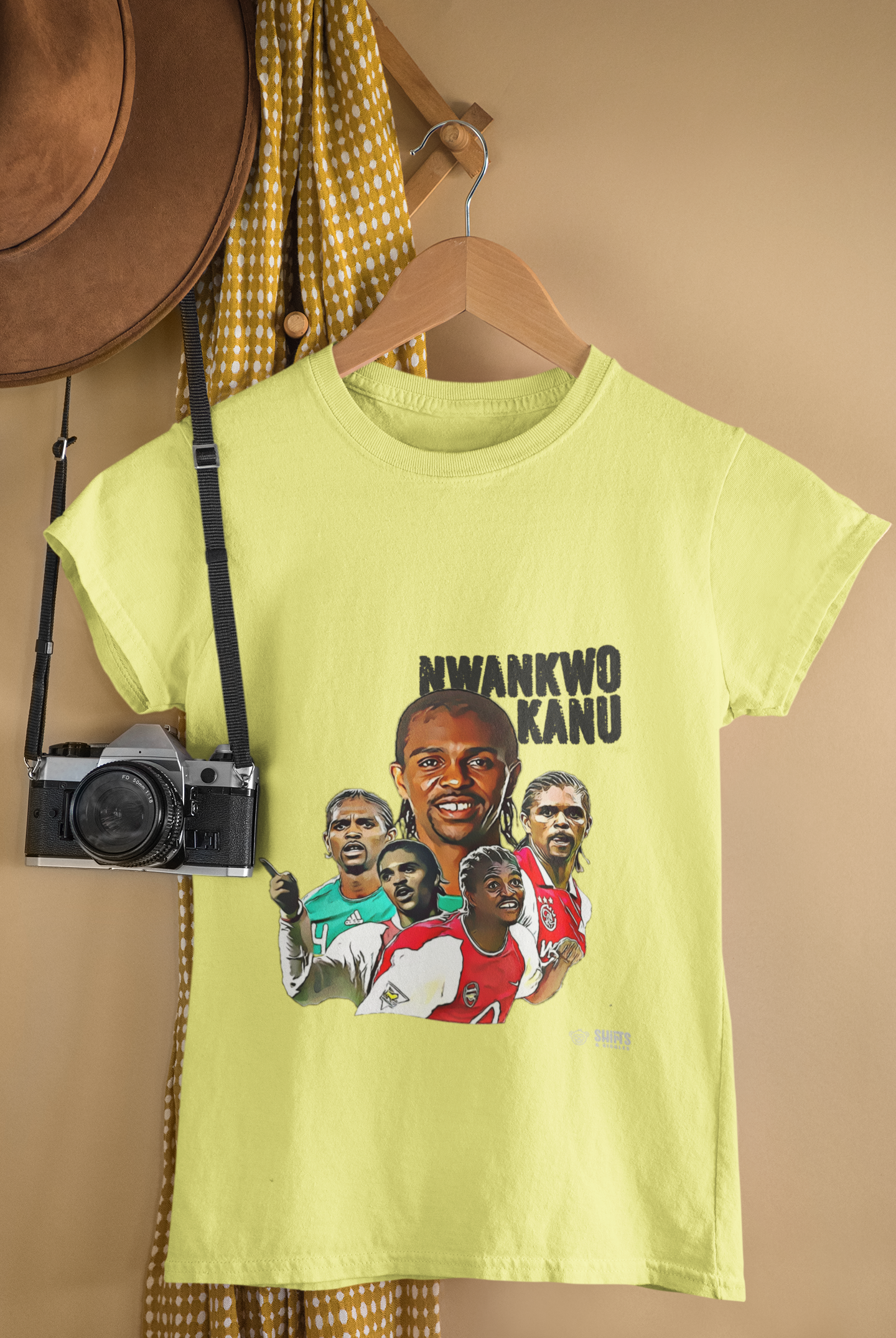 nwankwo kanu - football cult-hero t-shirt