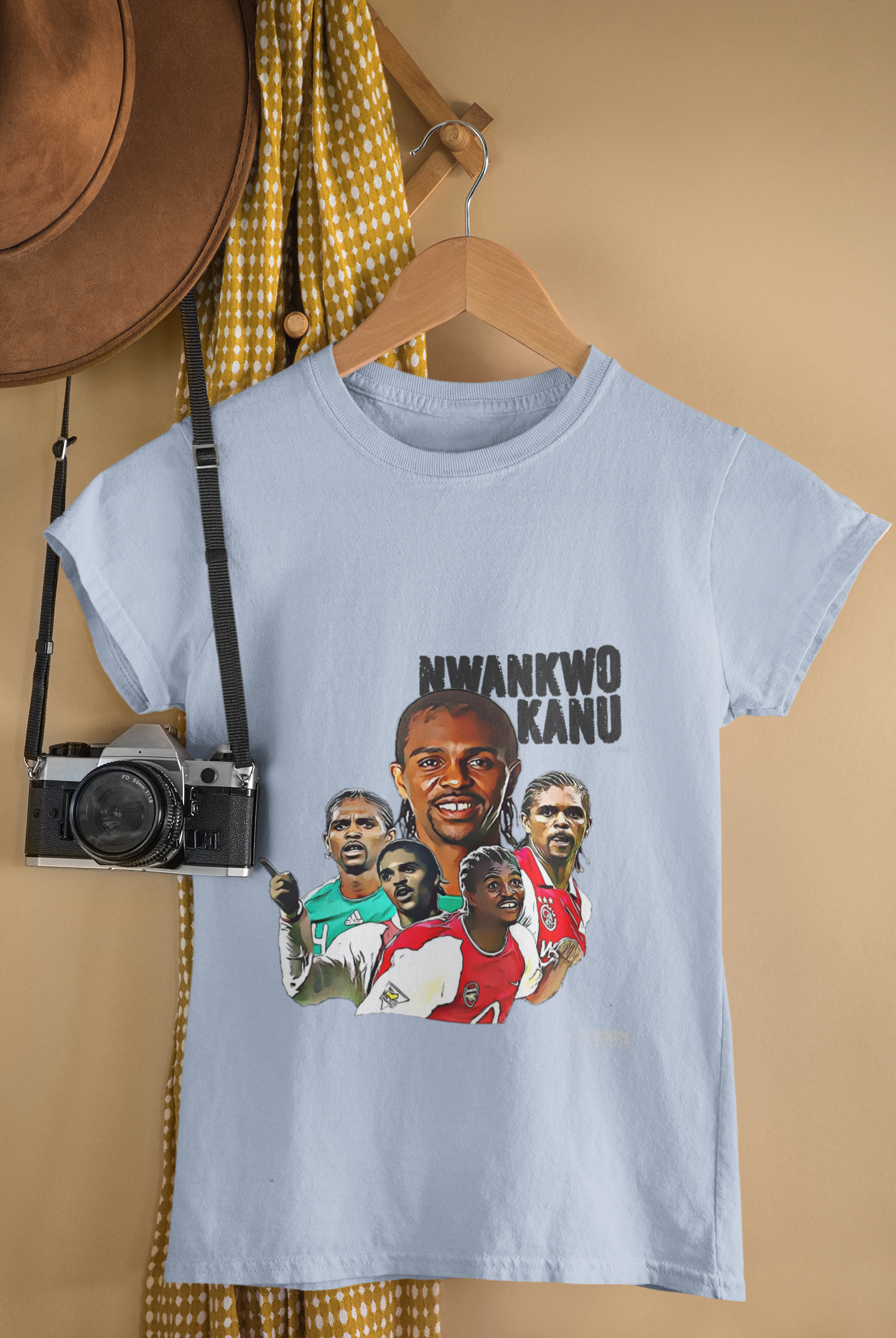 nwankwo kanu - football cult-hero t-shirt