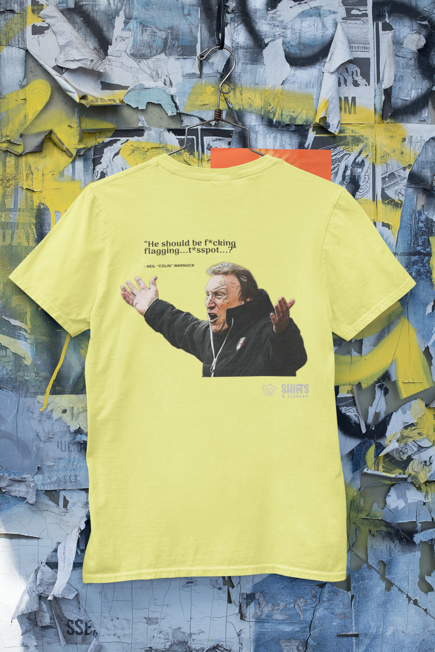 neil warnock - he should be f*cking flagging t-shirt