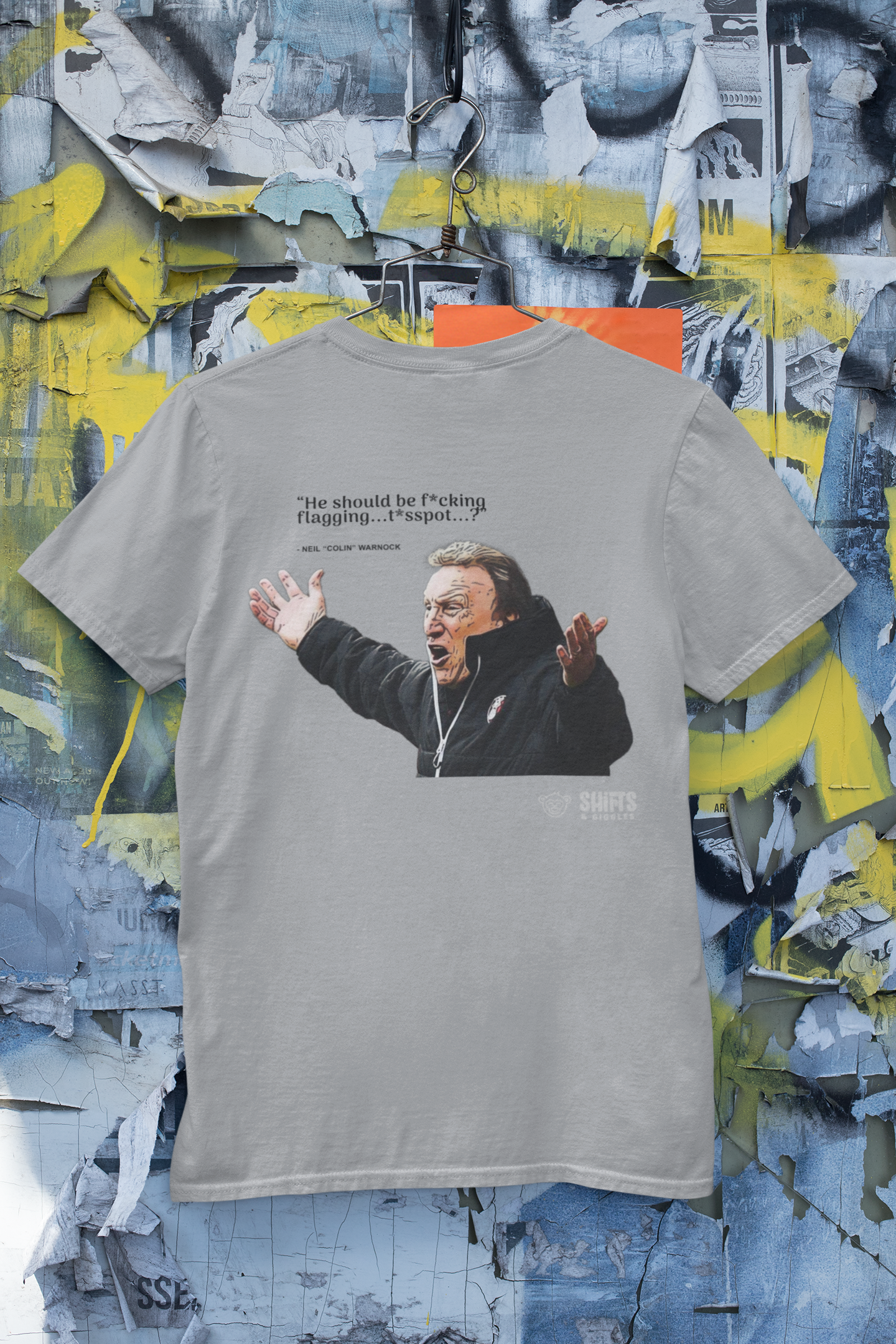 neil warnock - he should be f*cking flagging t-shirt