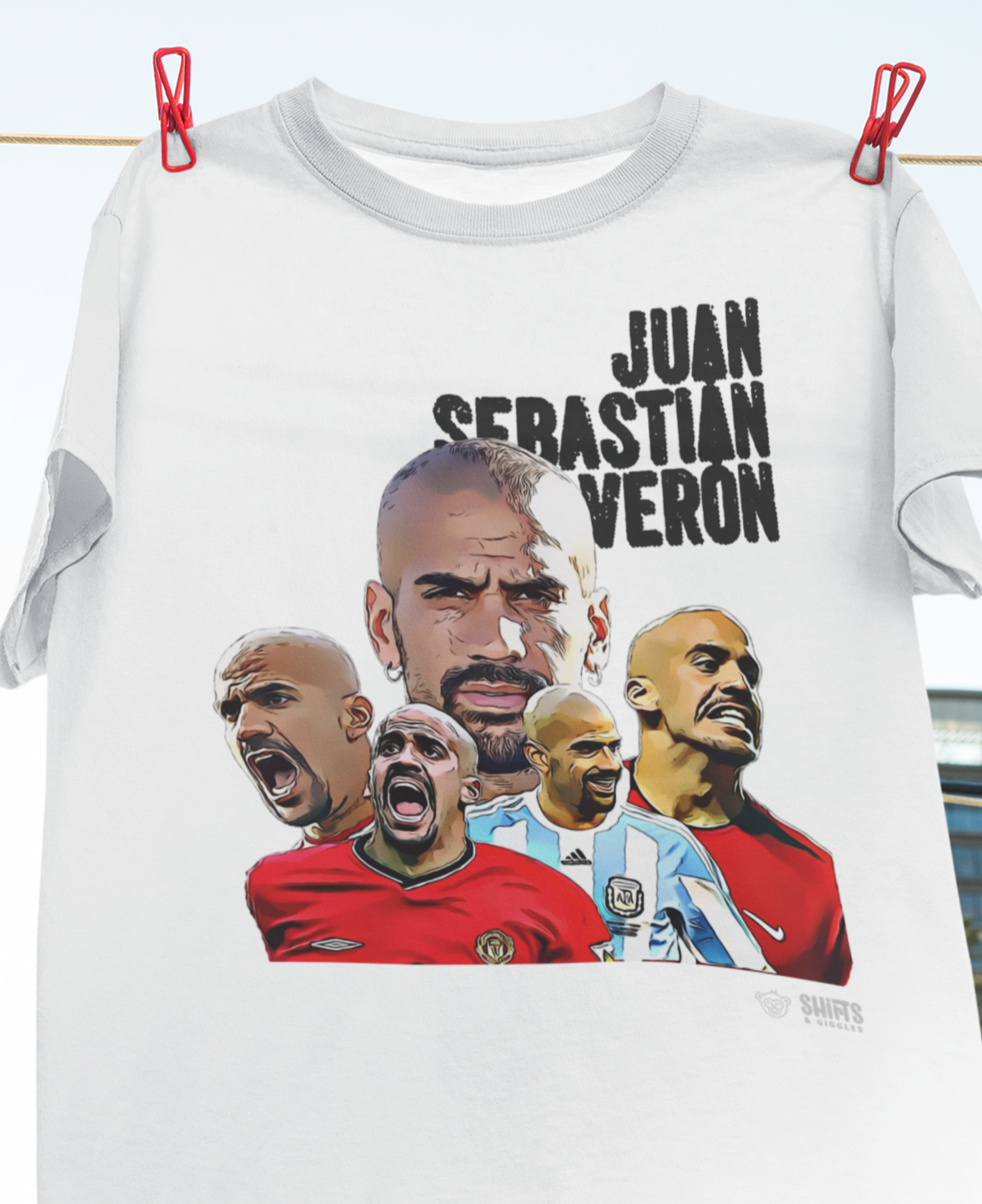 juan sebastian veron - football cult-hero t-shirt