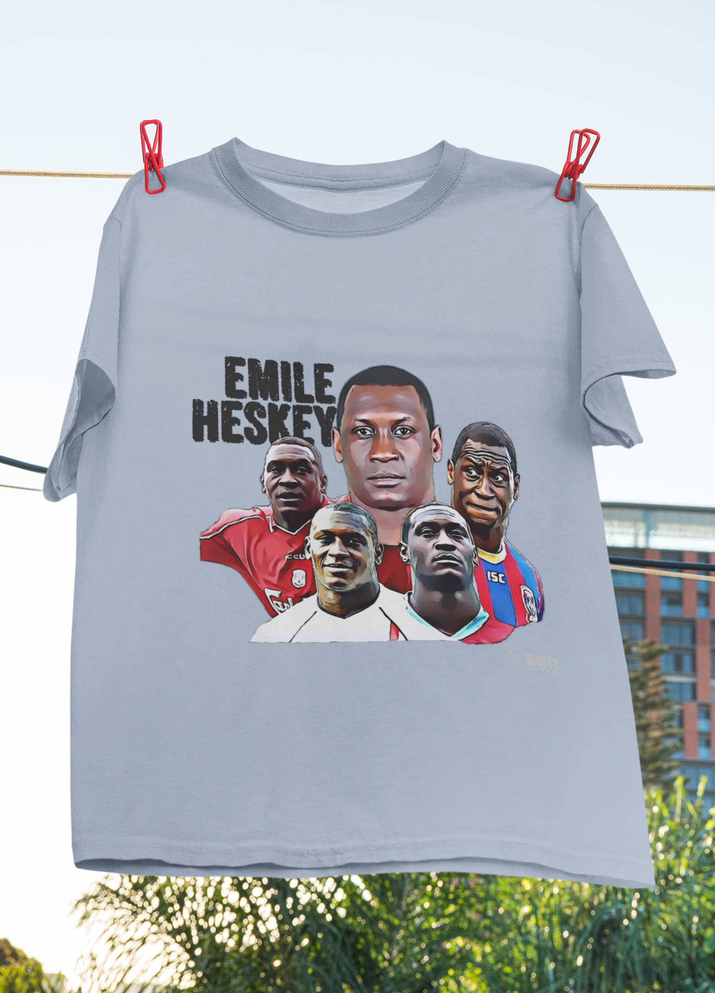 emile heskey - football cult hero t-shirt