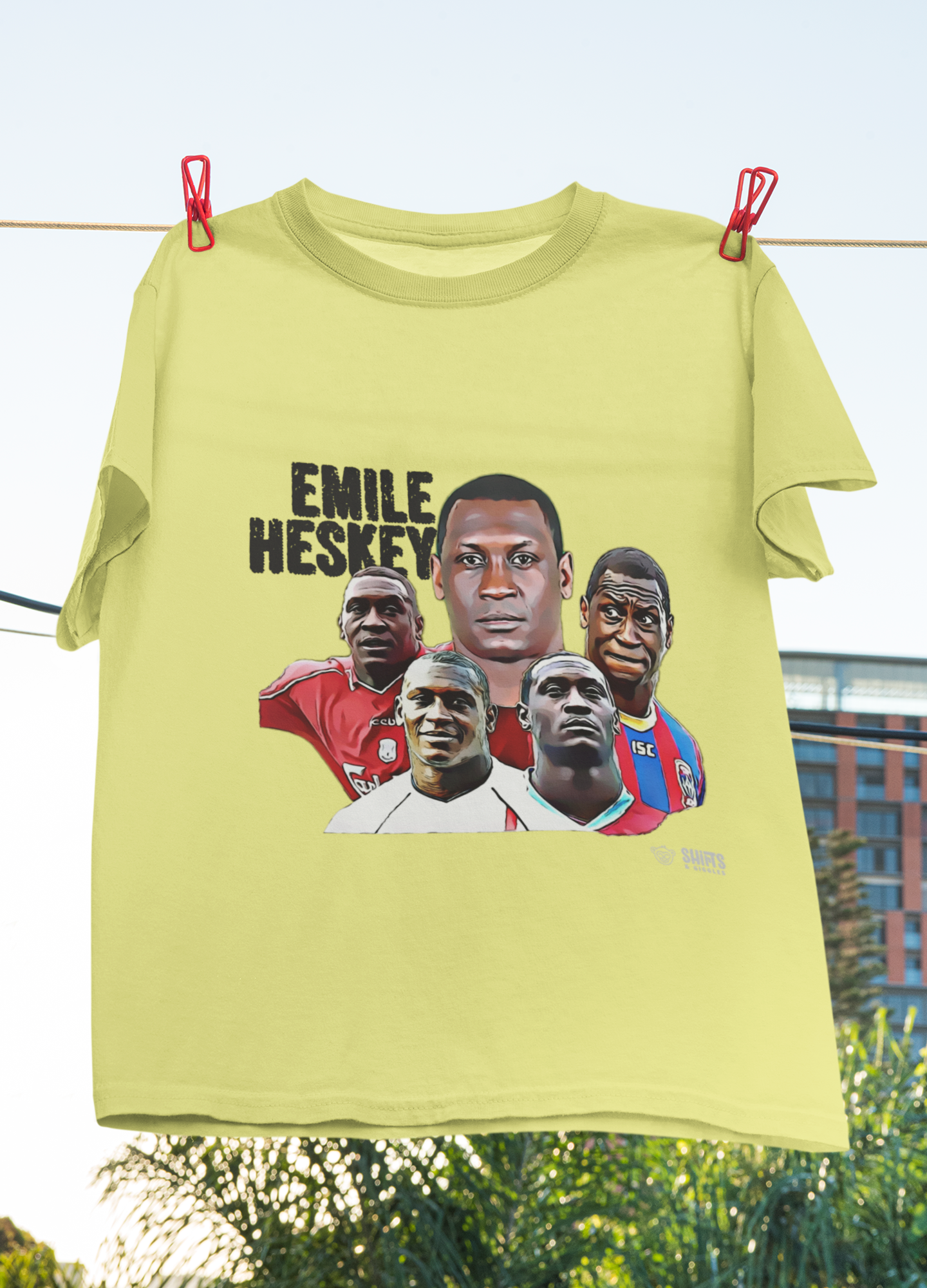 emile heskey - football cult hero t-shirt