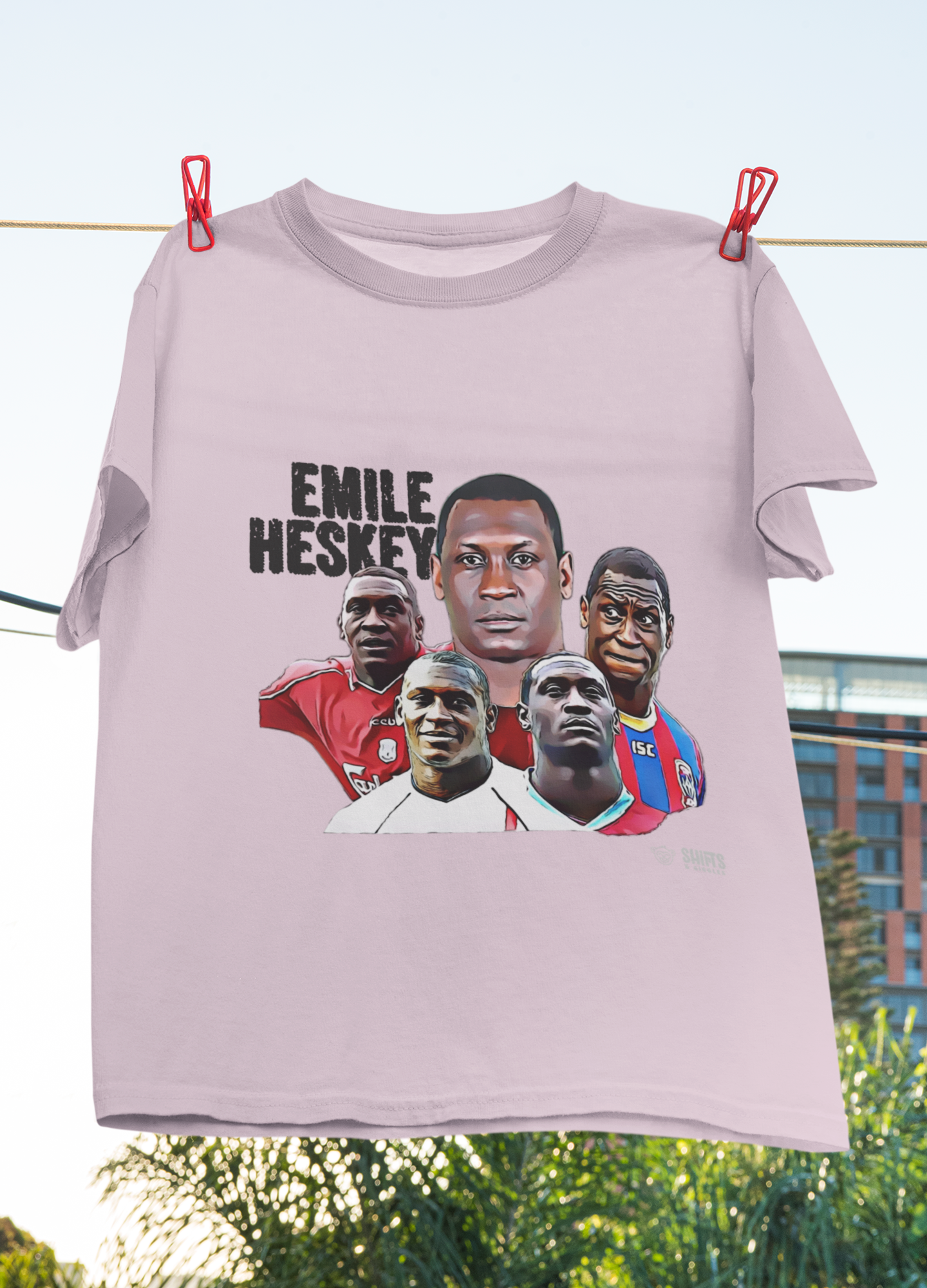 emile heskey - football cult hero t-shirt