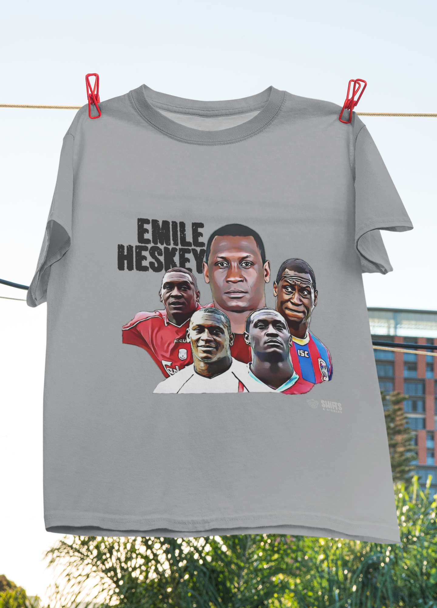 emile heskey - football cult hero t-shirt