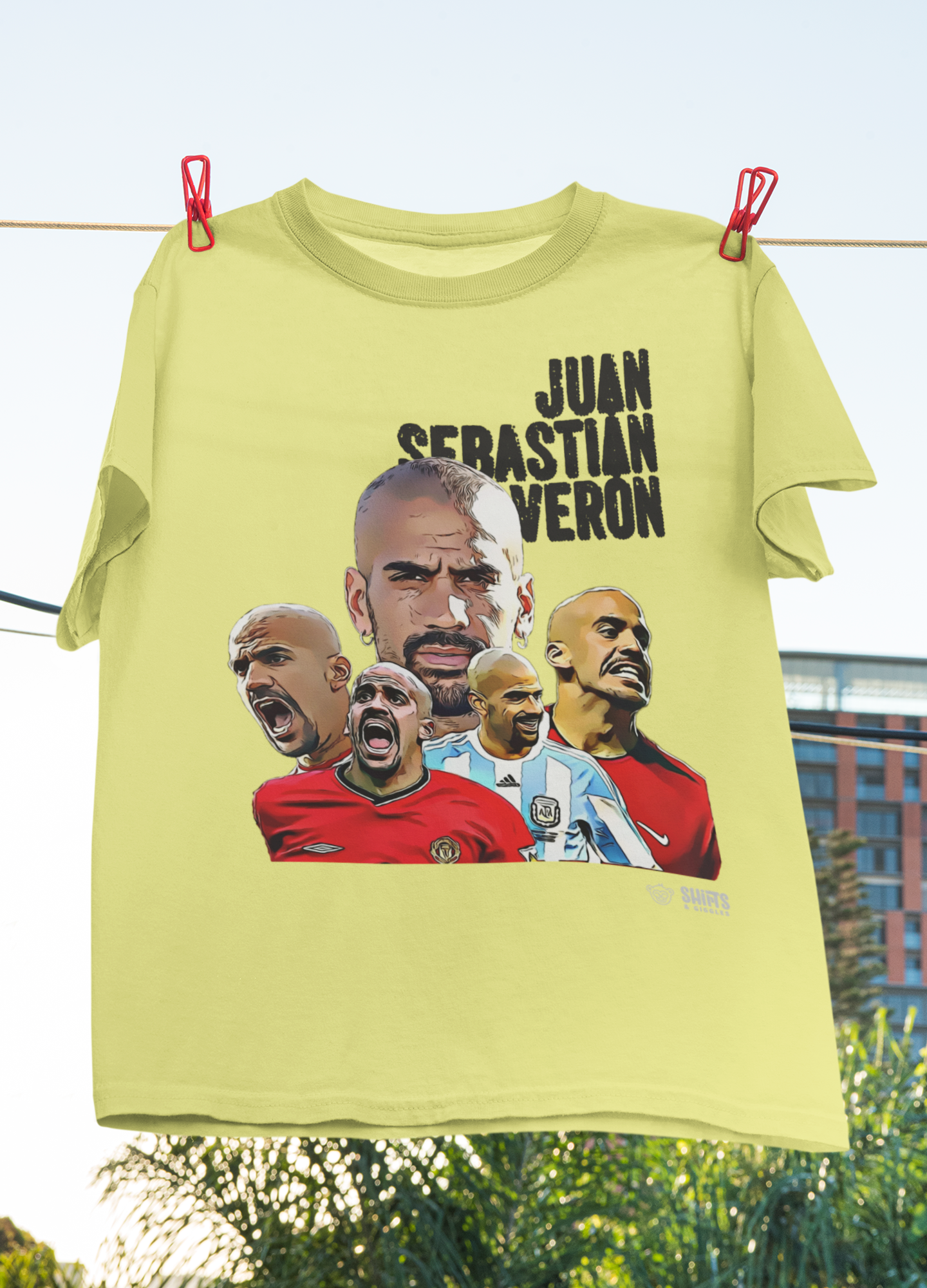 juan sebastian veron - football cult-hero t-shirt