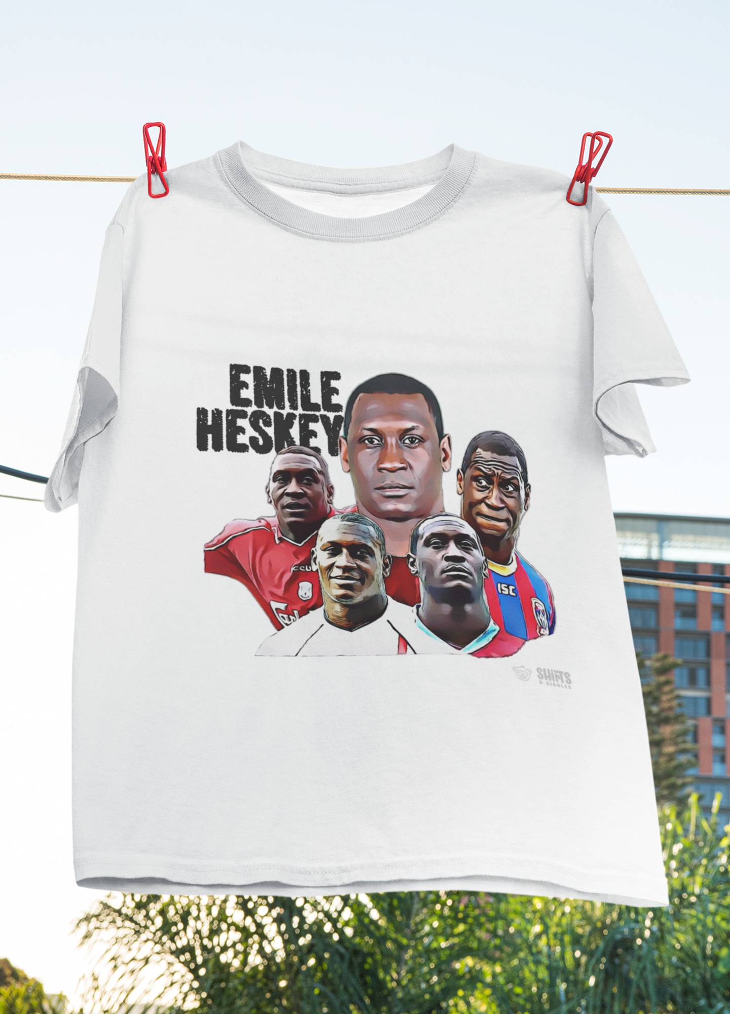 emile heskey - football cult hero t-shirt