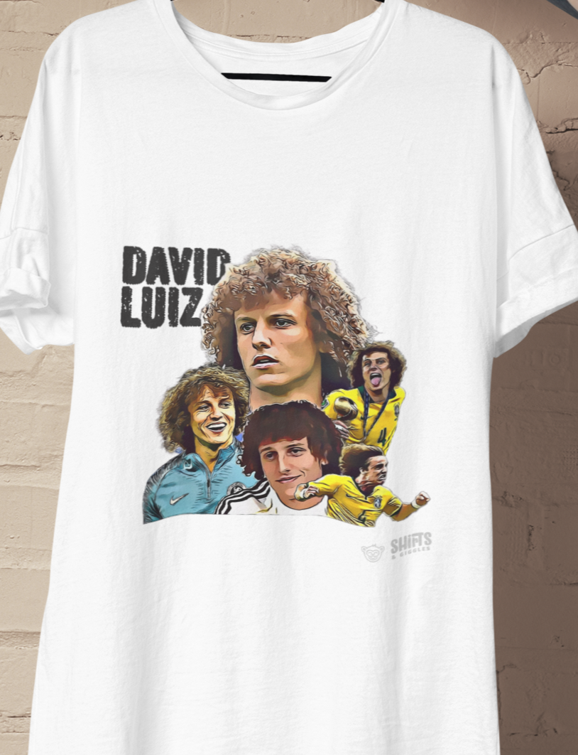 david luiz - football cult hero t-shirt