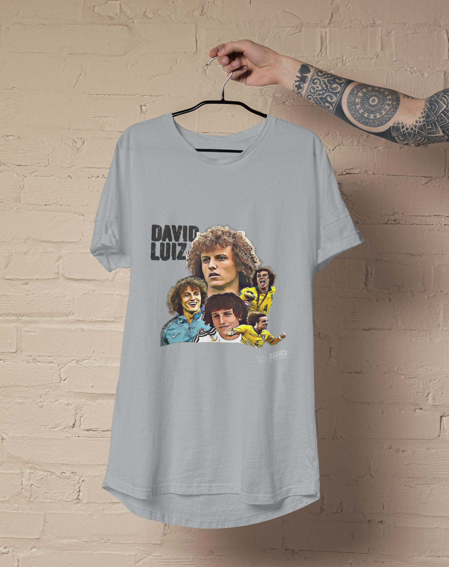 david luiz - football cult hero t-shirt