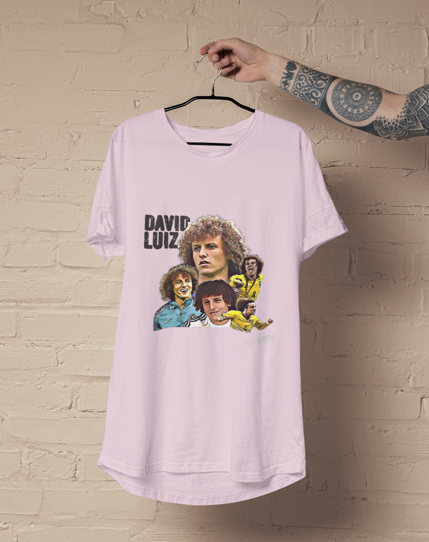 david luiz - football cult hero t-shirt