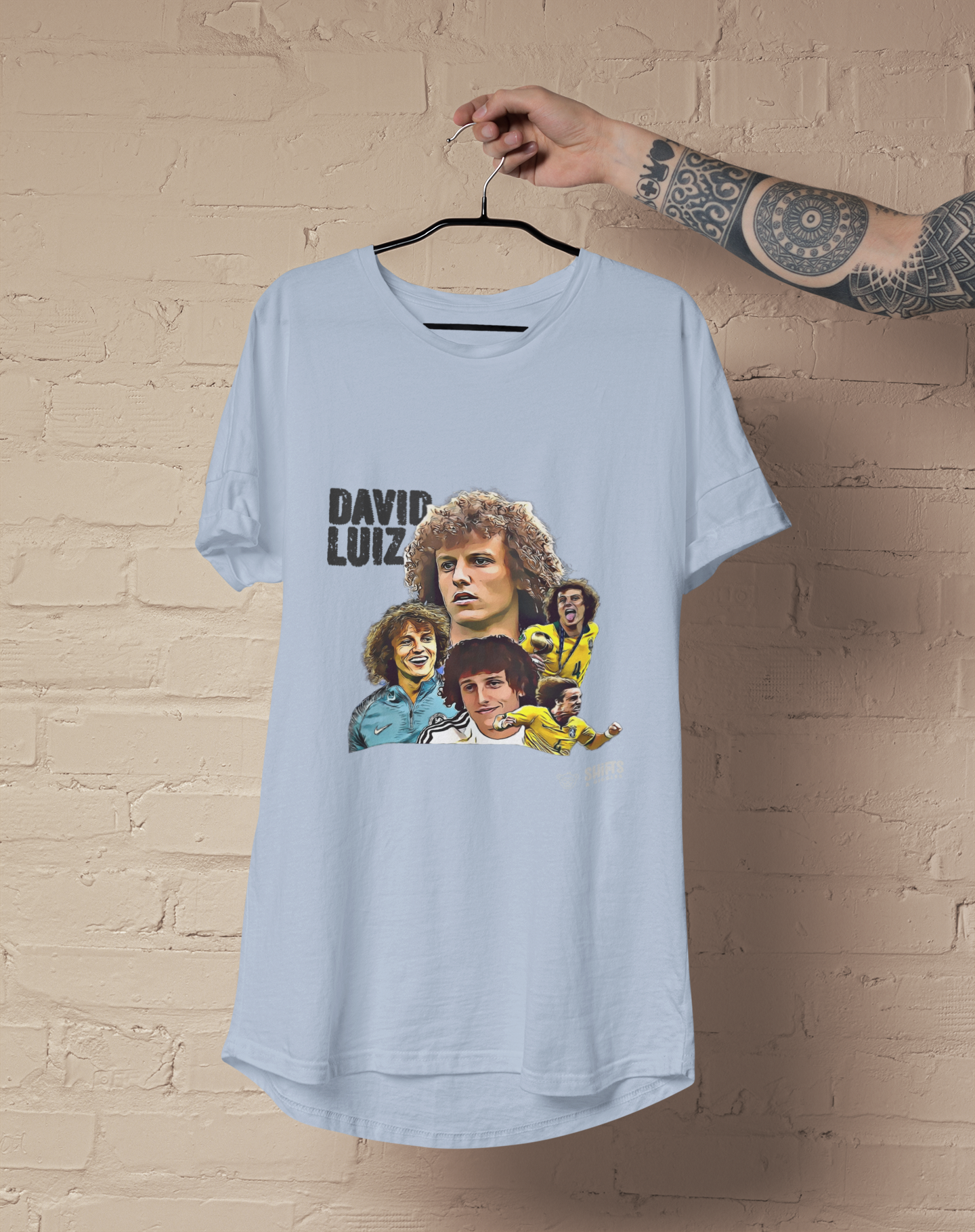 david luiz - football cult hero t-shirt