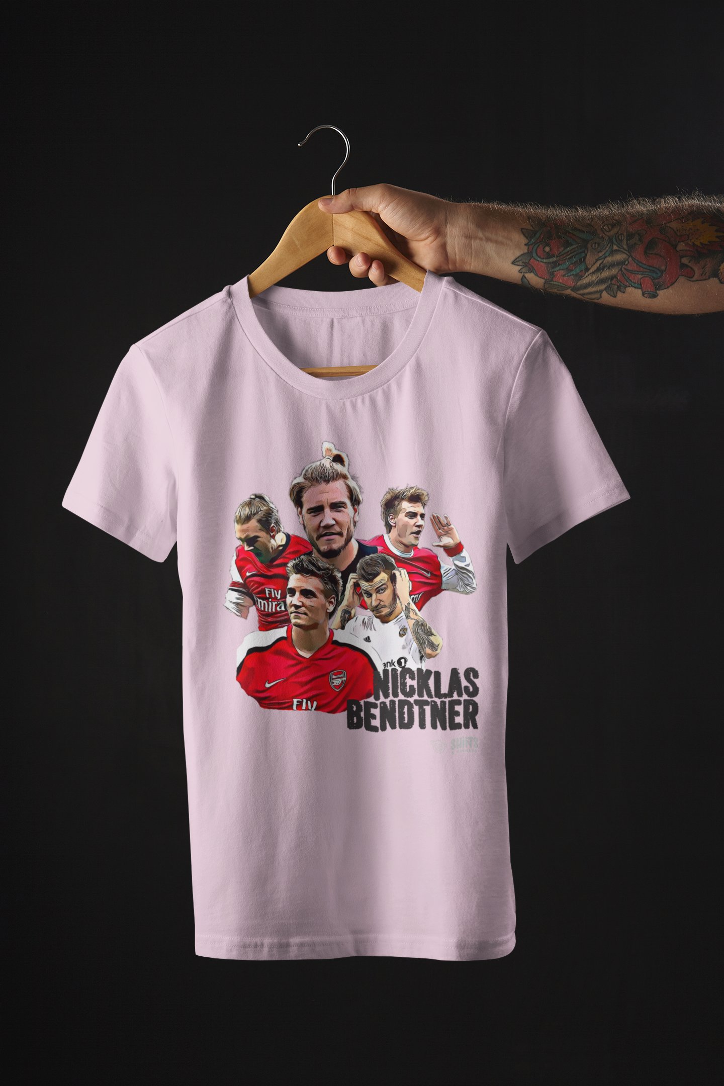 nicklas bendtner - football cult-hero t-shirt