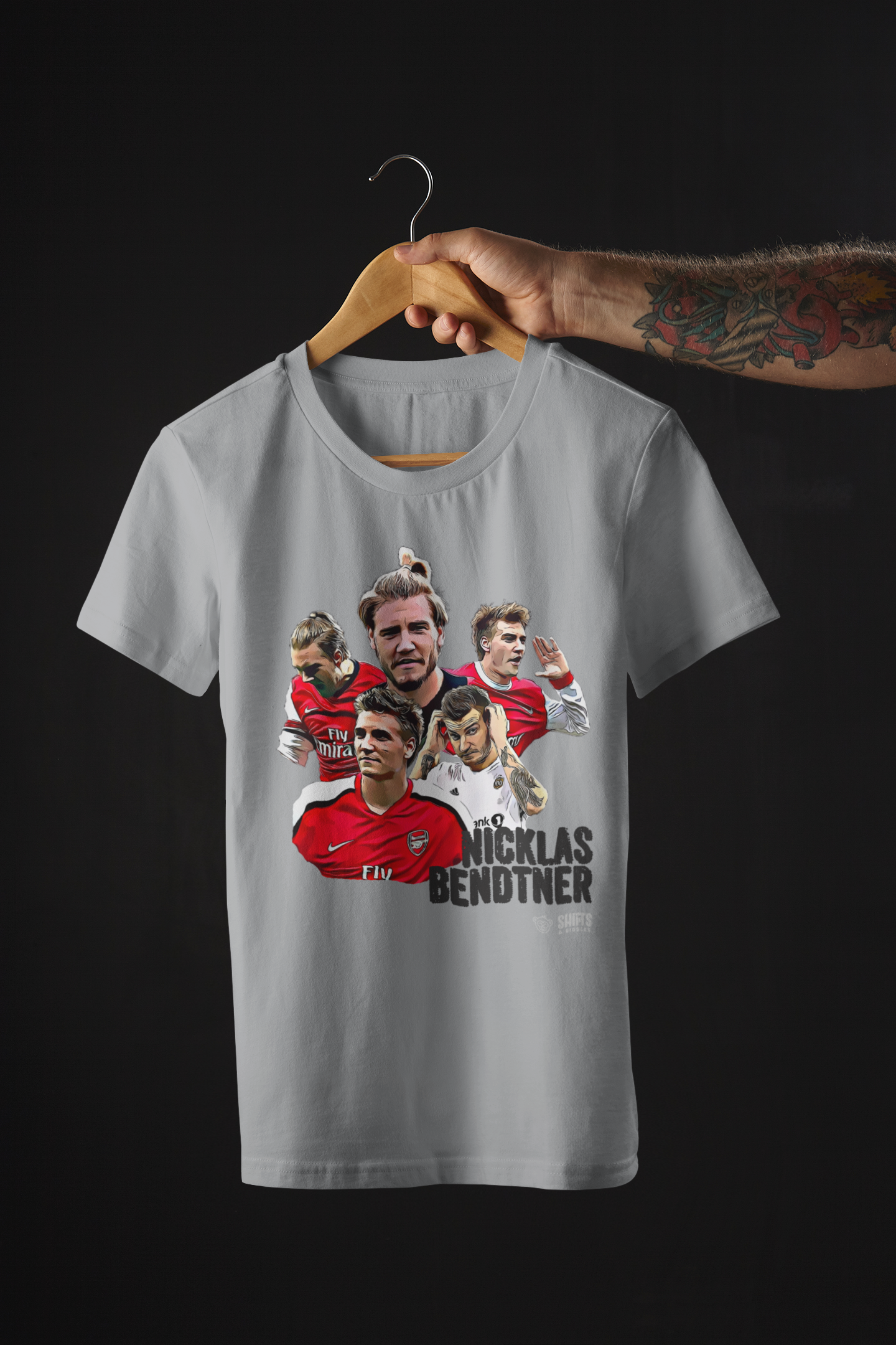 nicklas bendtner - football cult-hero t-shirt