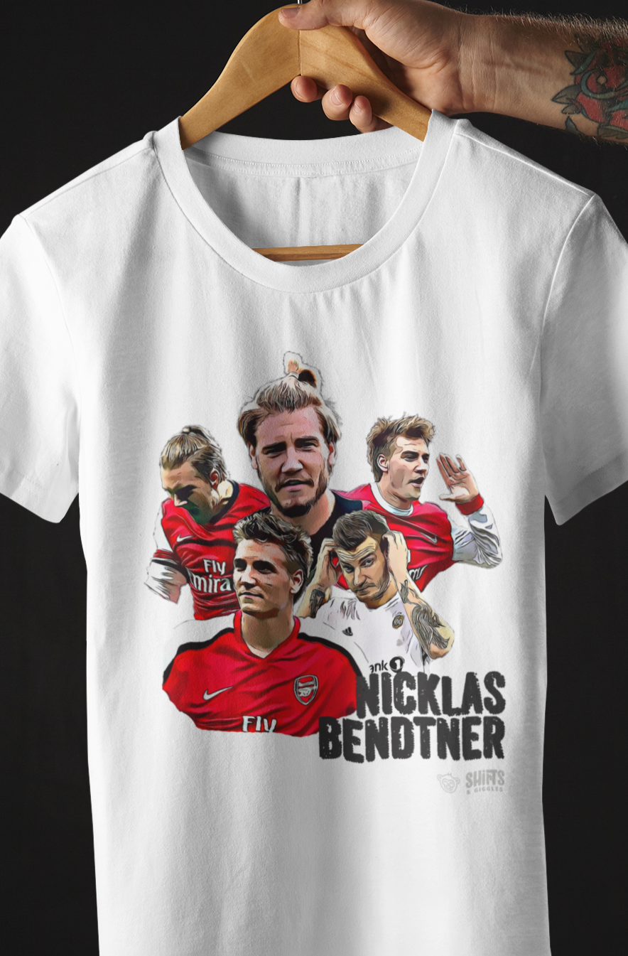 nicklas bendtner - football cult-hero t-shirt