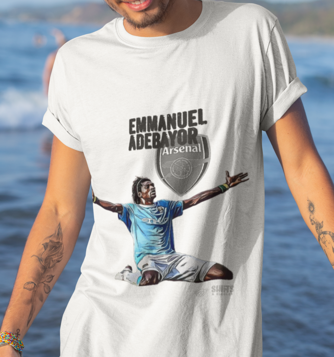 emmanuel adebayor - football cult hero t-shirt