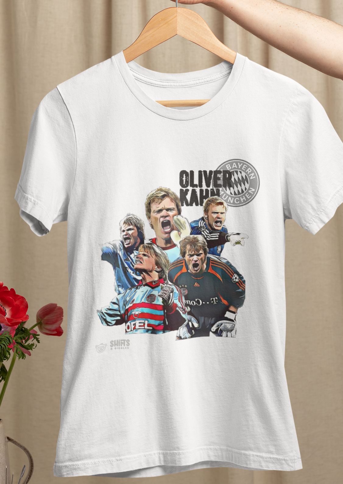 oliver kahn - football cult-hero t-shirt