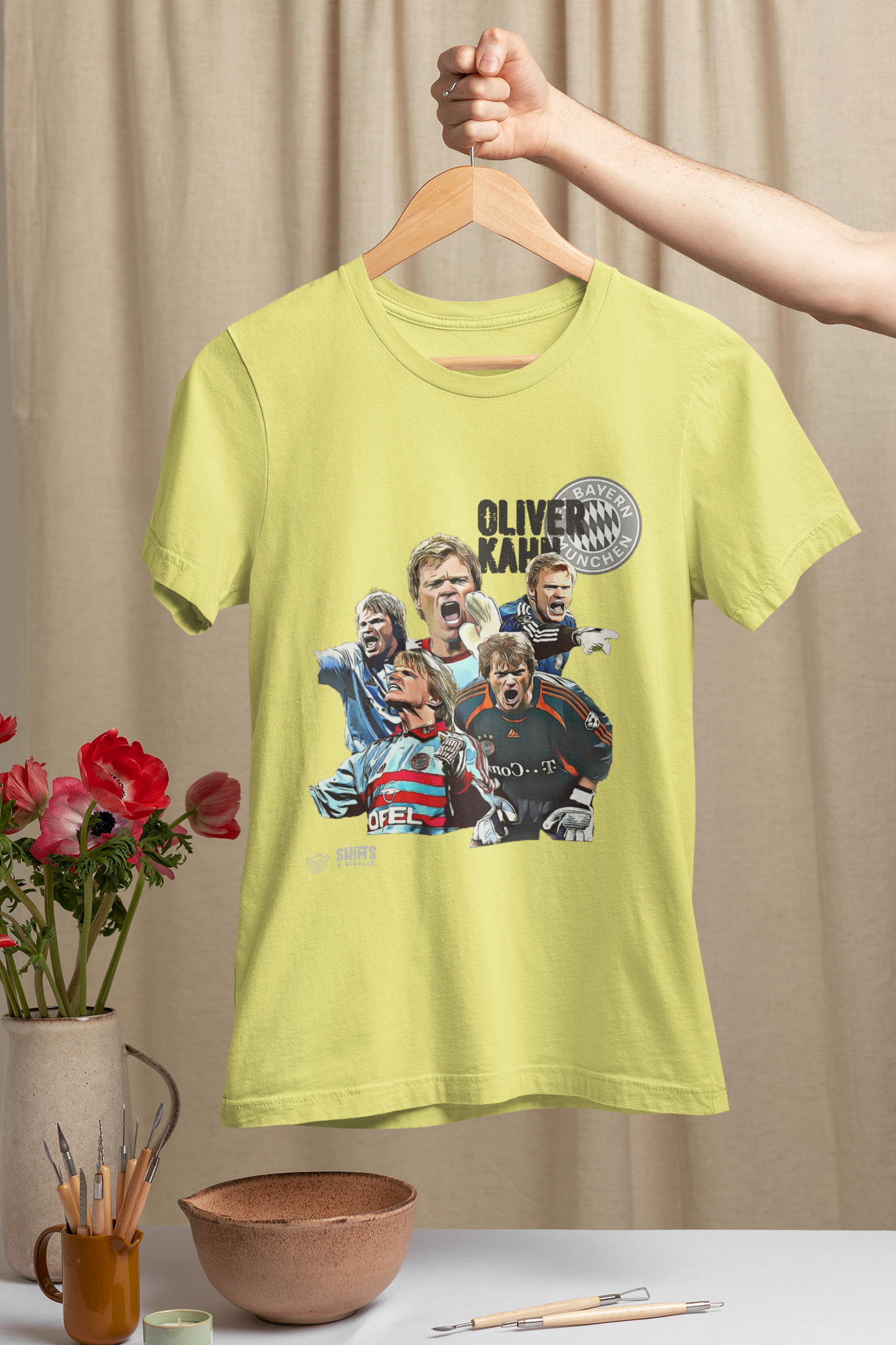 oliver kahn - football cult-hero t-shirt