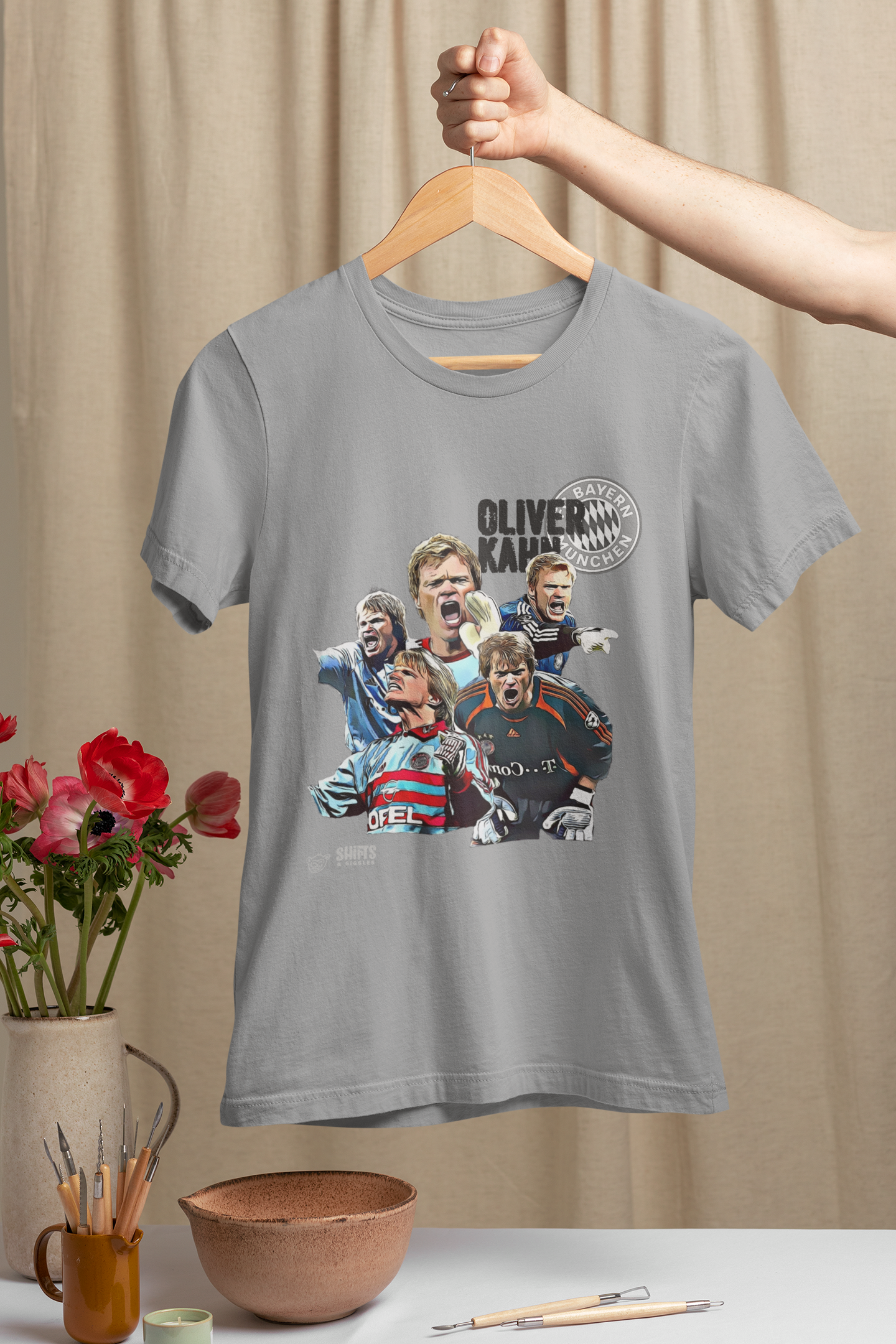 oliver kahn - football cult-hero t-shirt