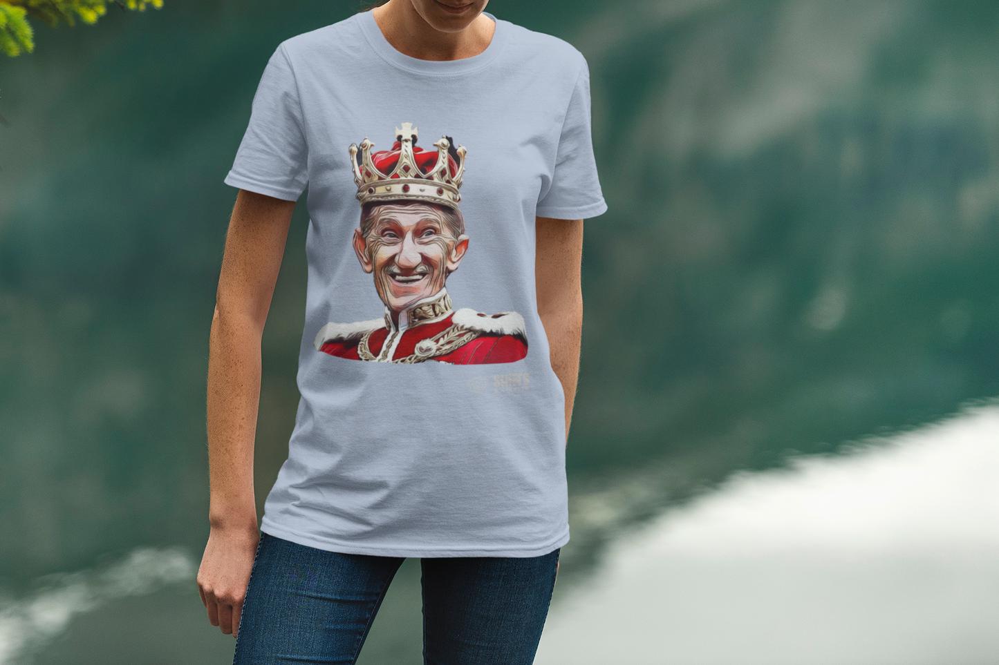 king barry chuckle t-shirt