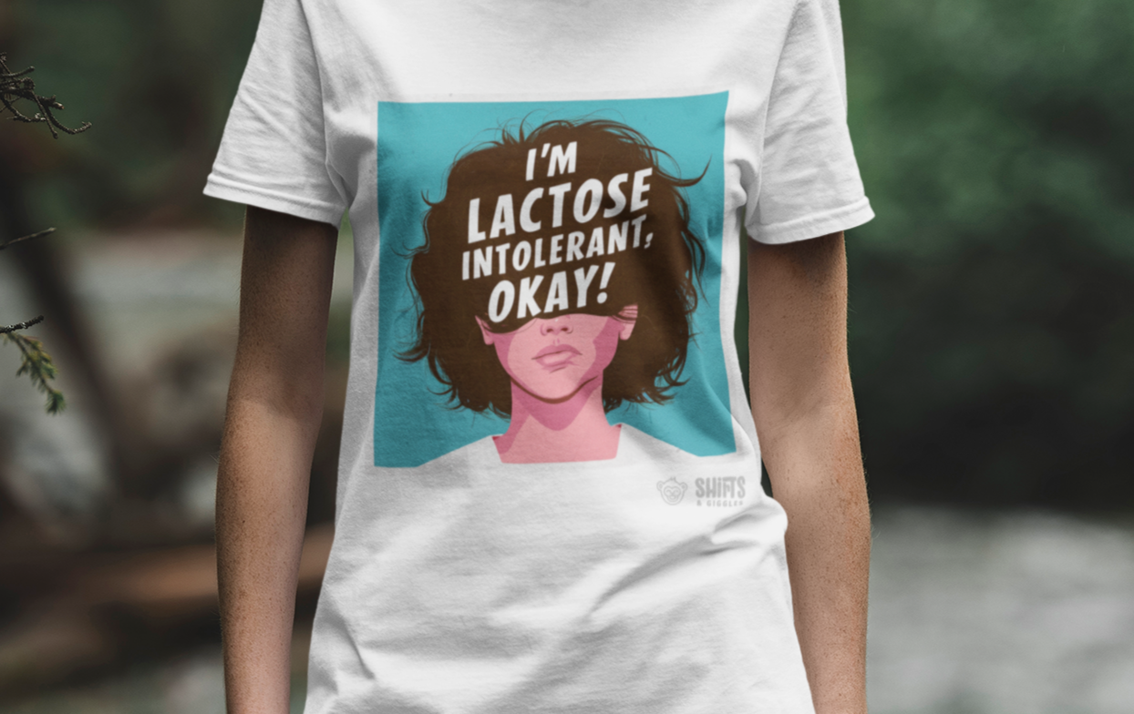 lactose intolerant - okay! t-shirt