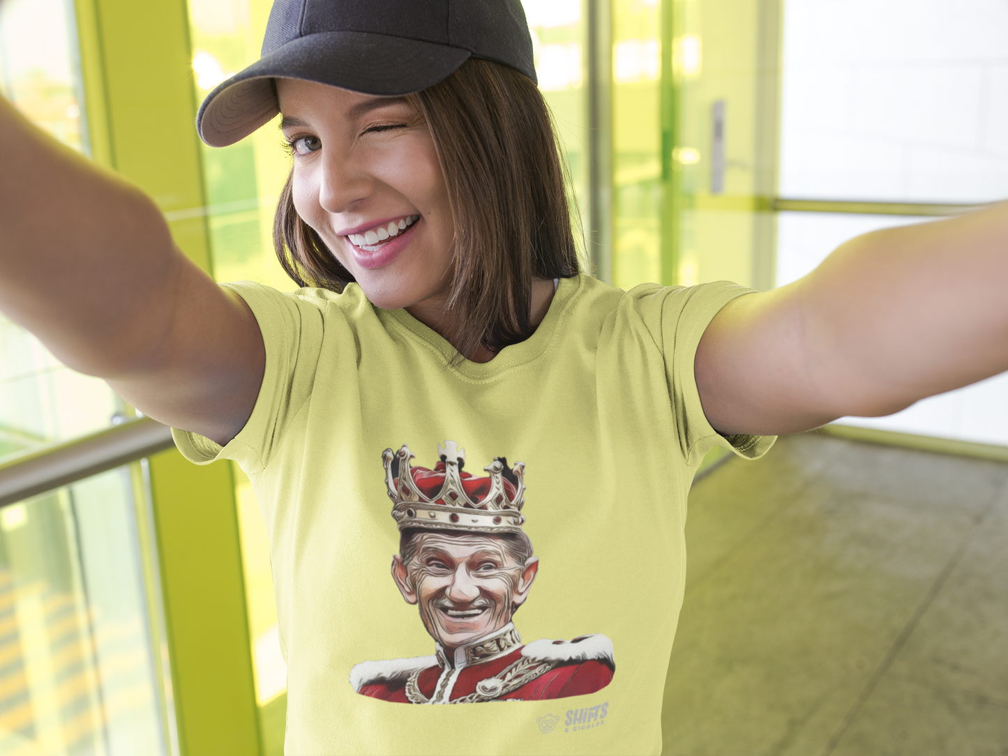 king barry chuckle t-shirt